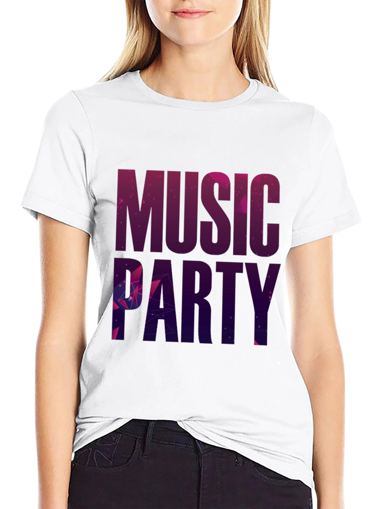 Music Party Black T-Shirt