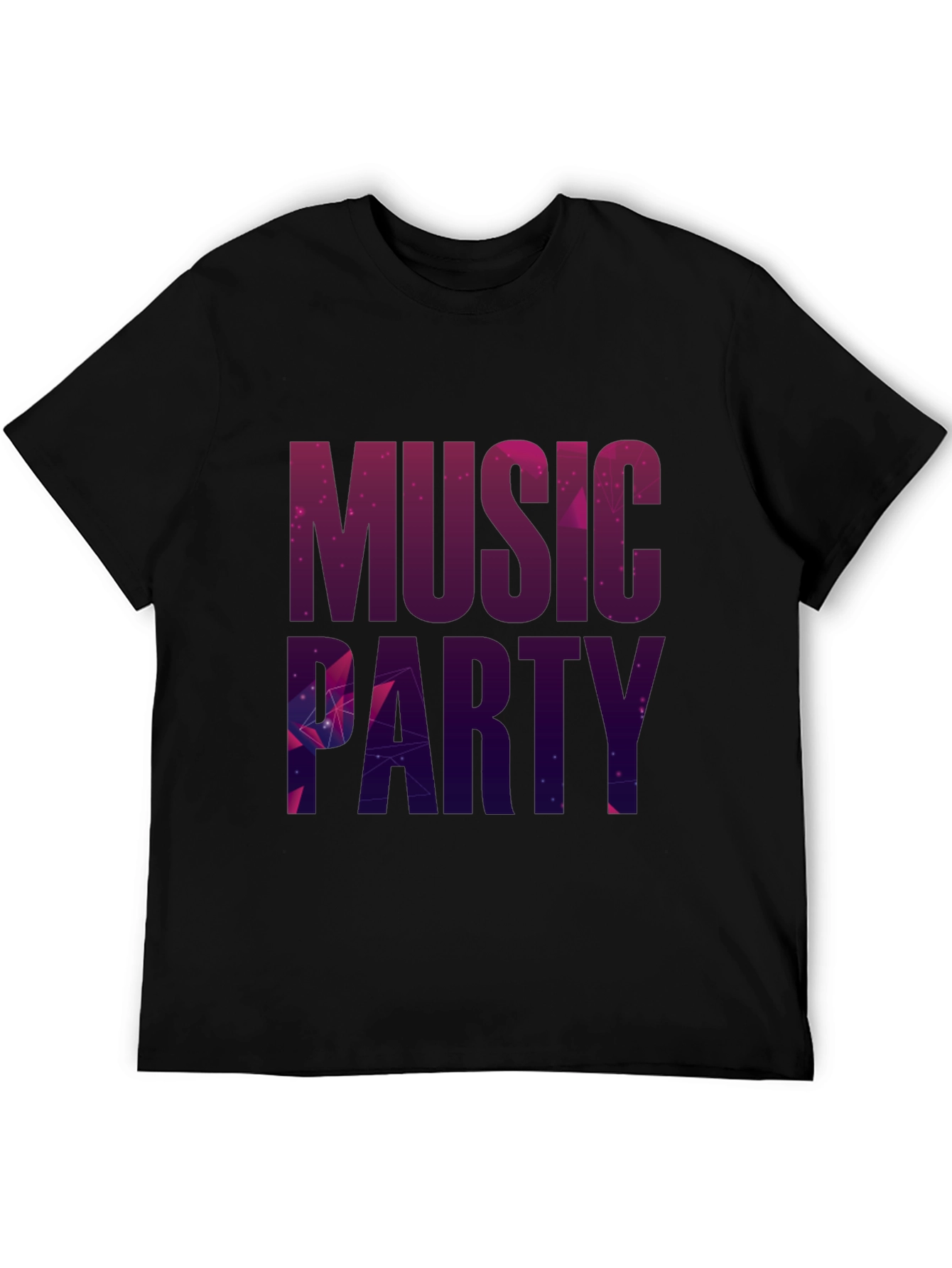 Music Party Black T-Shirt