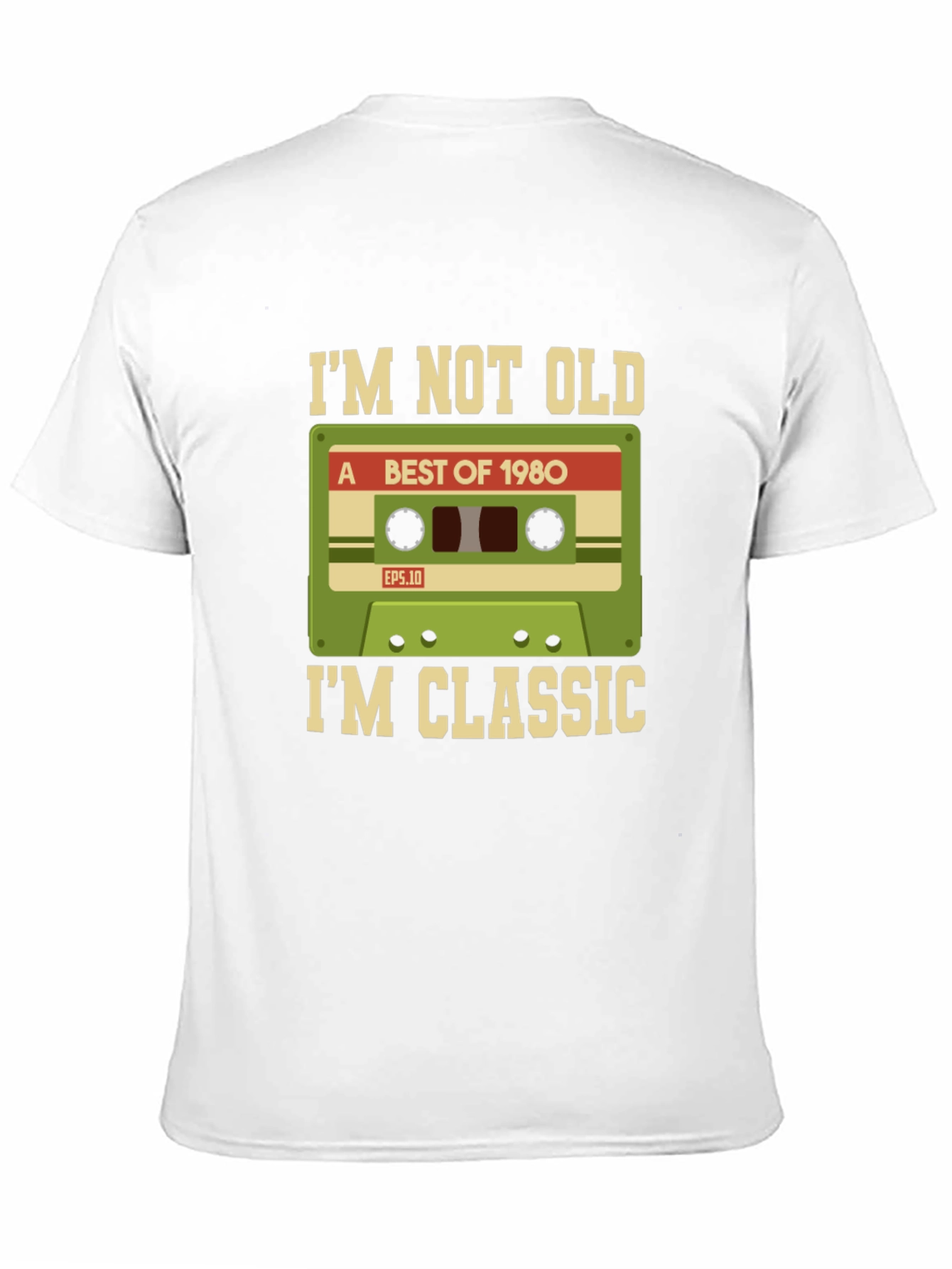 Retro 1980s Cassette Tape Graphic T-Shirt