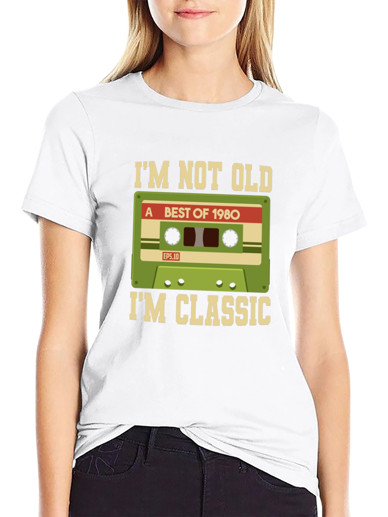 Retro 1980s Cassette Tape Graphic T-Shirt