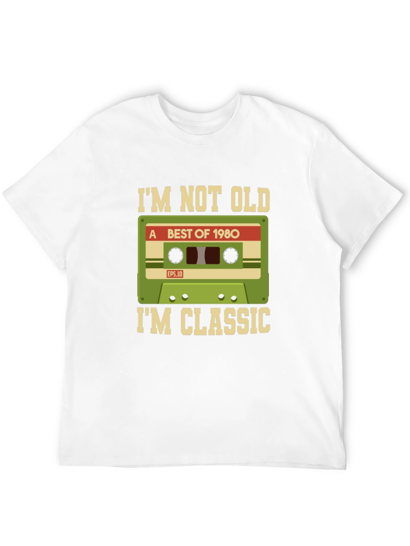 Retro 1980s Cassette Tape Graphic T-Shirt