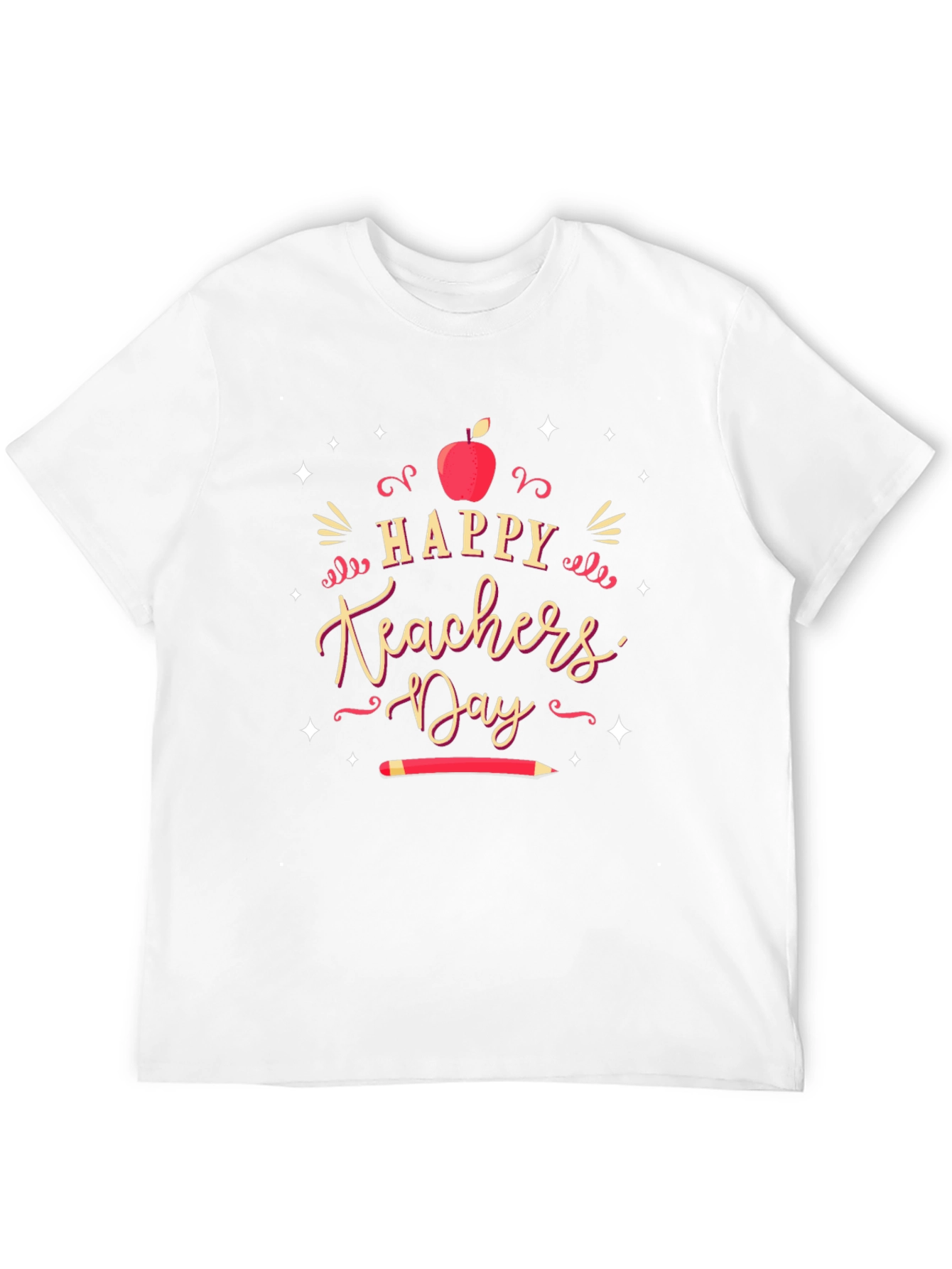 Happy Teachers Day Black T-Shirt