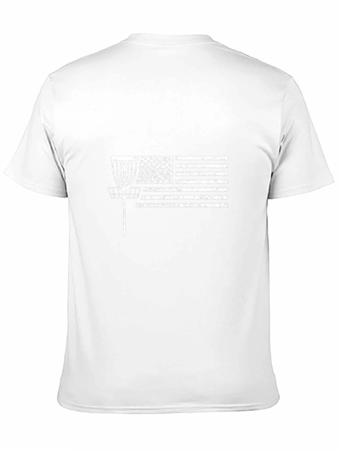 Disc Golf American Flag Graphic Tee