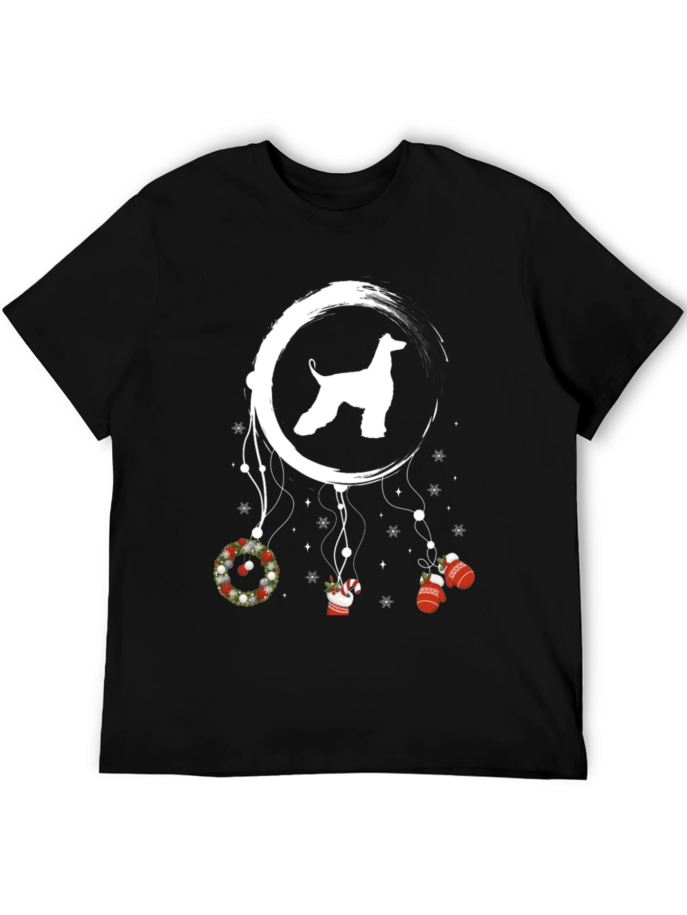 Dog Lover Christmas Dreamcatcher Graphic Tee