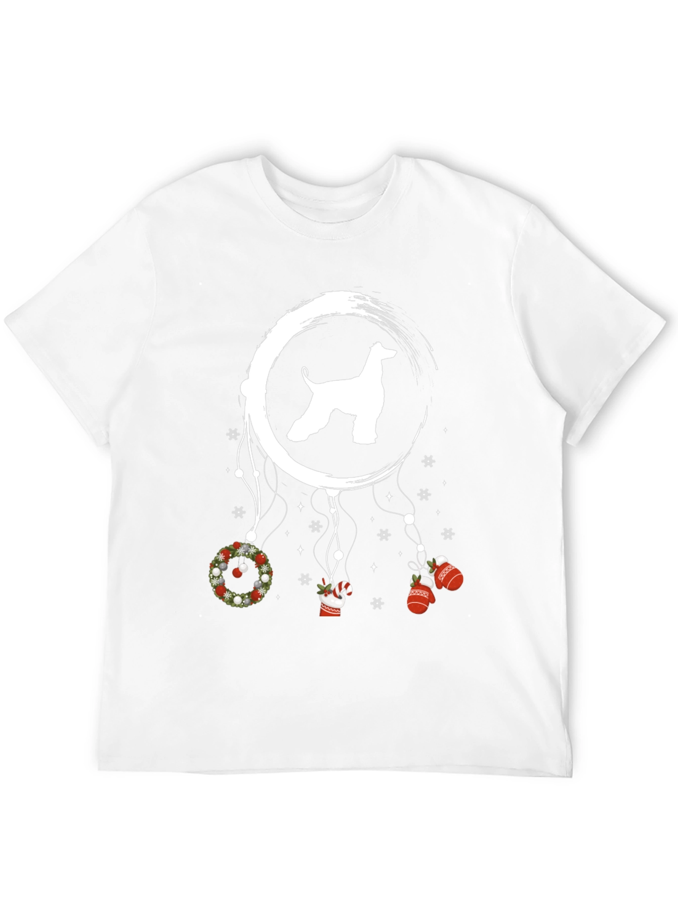 Dog Lover Christmas Dreamcatcher Graphic Tee