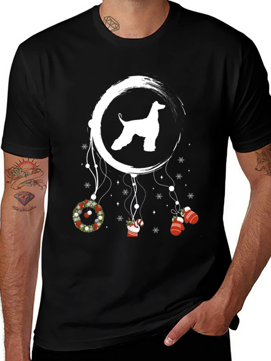 Dog Lover Christmas Dreamcatcher Graphic Tee