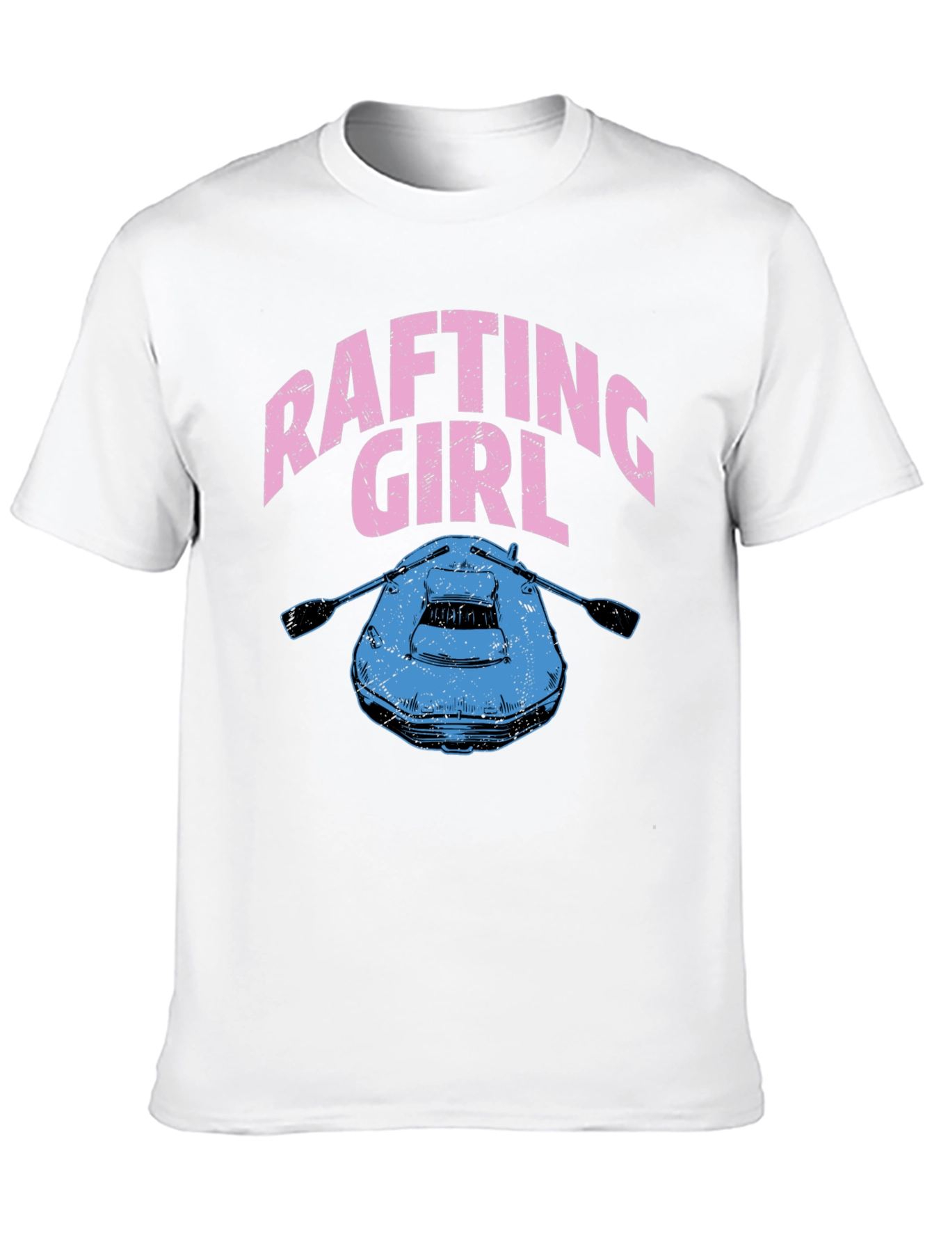 Rafting Girl Graphic T-Shirt - Adventure Ready!