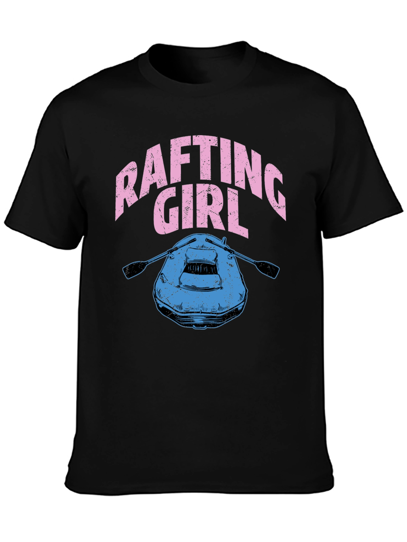 Rafting Girl Graphic T-Shirt - Adventure Ready!