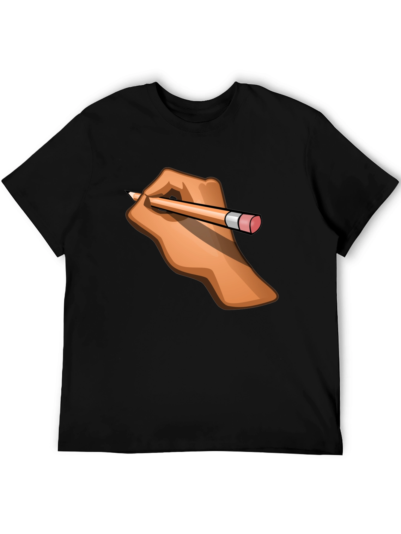 Drawing Hand Graphic Tee - Creative Style