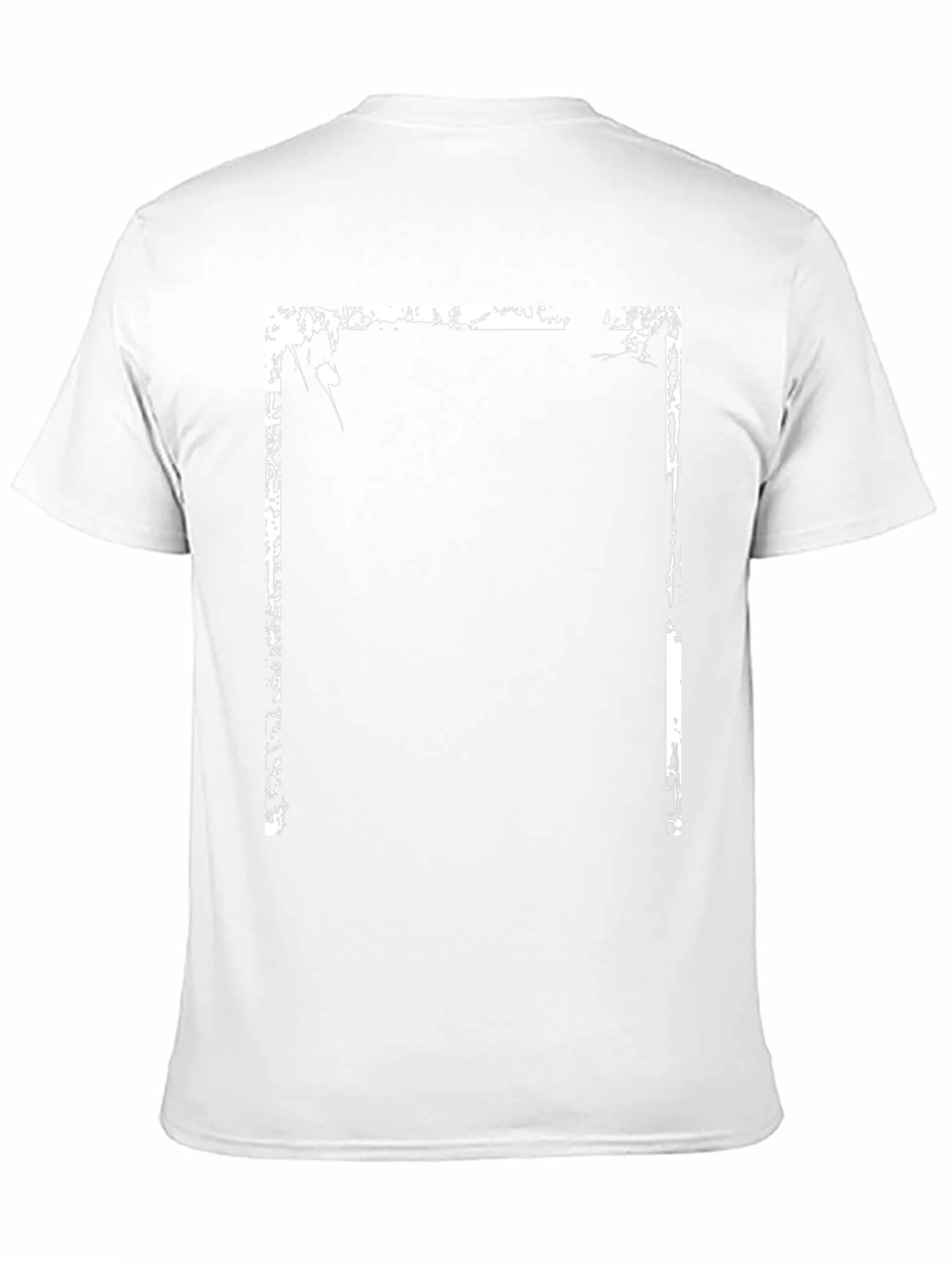 Distressed Frame Graphic Tee - Black