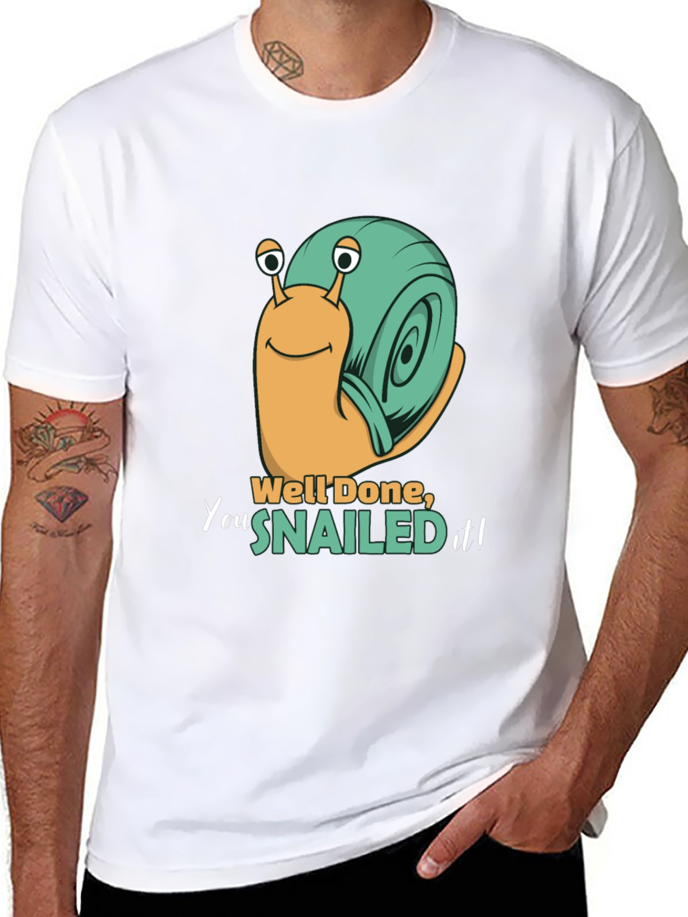 Well Done Snail T-Shirt - Cute Pun Tee