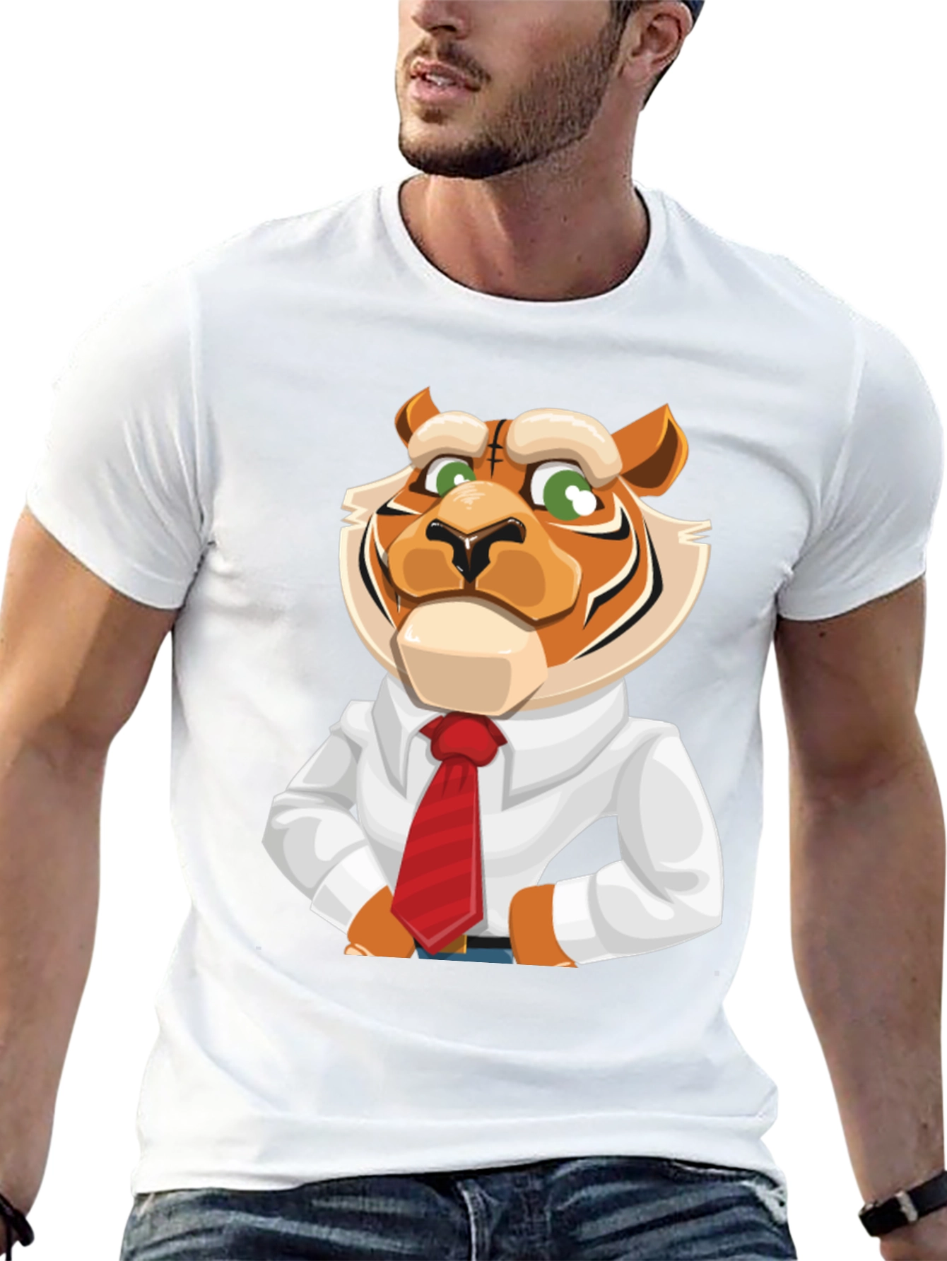Tiger Businessman T-Shirt