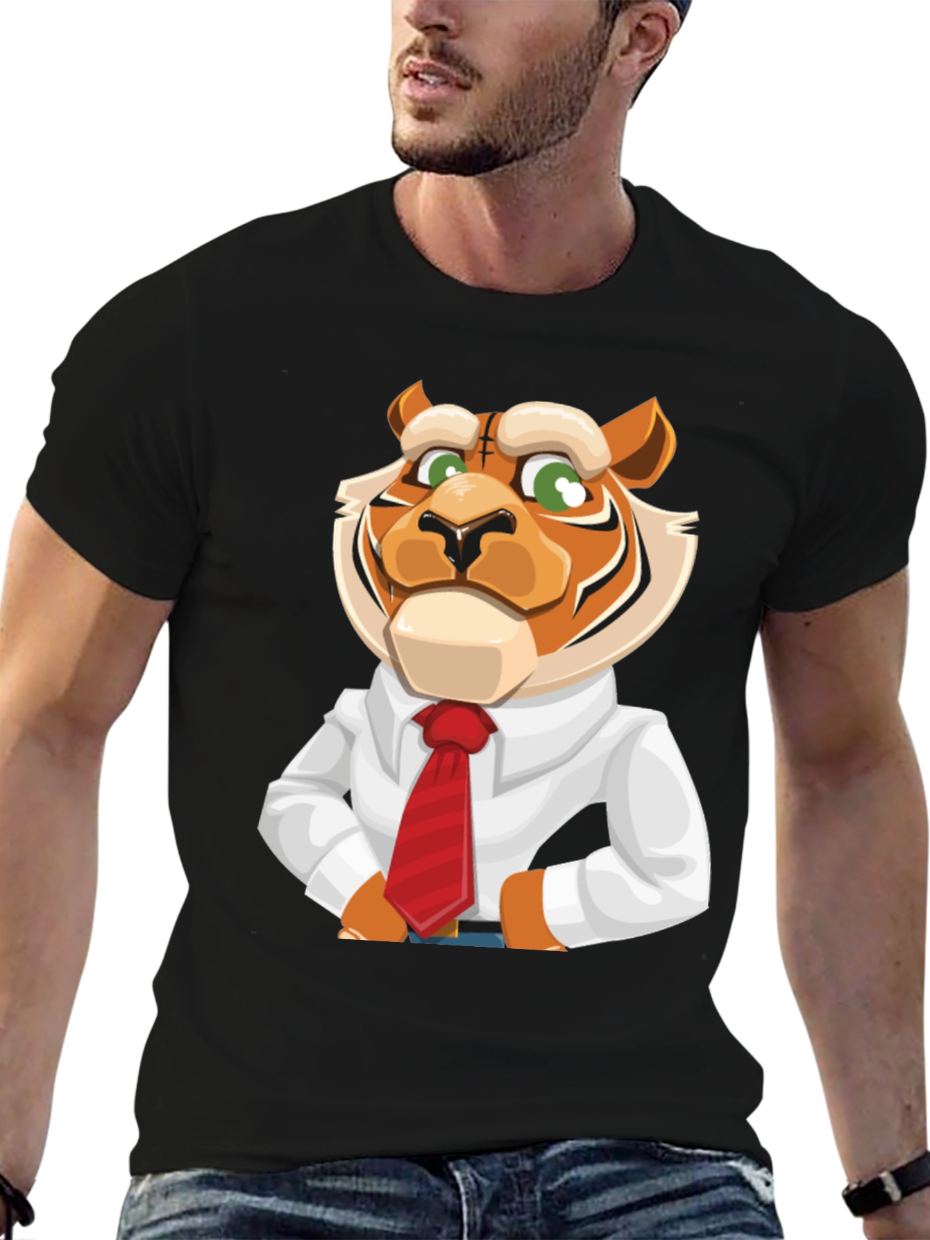 Tiger Businessman T-Shirt