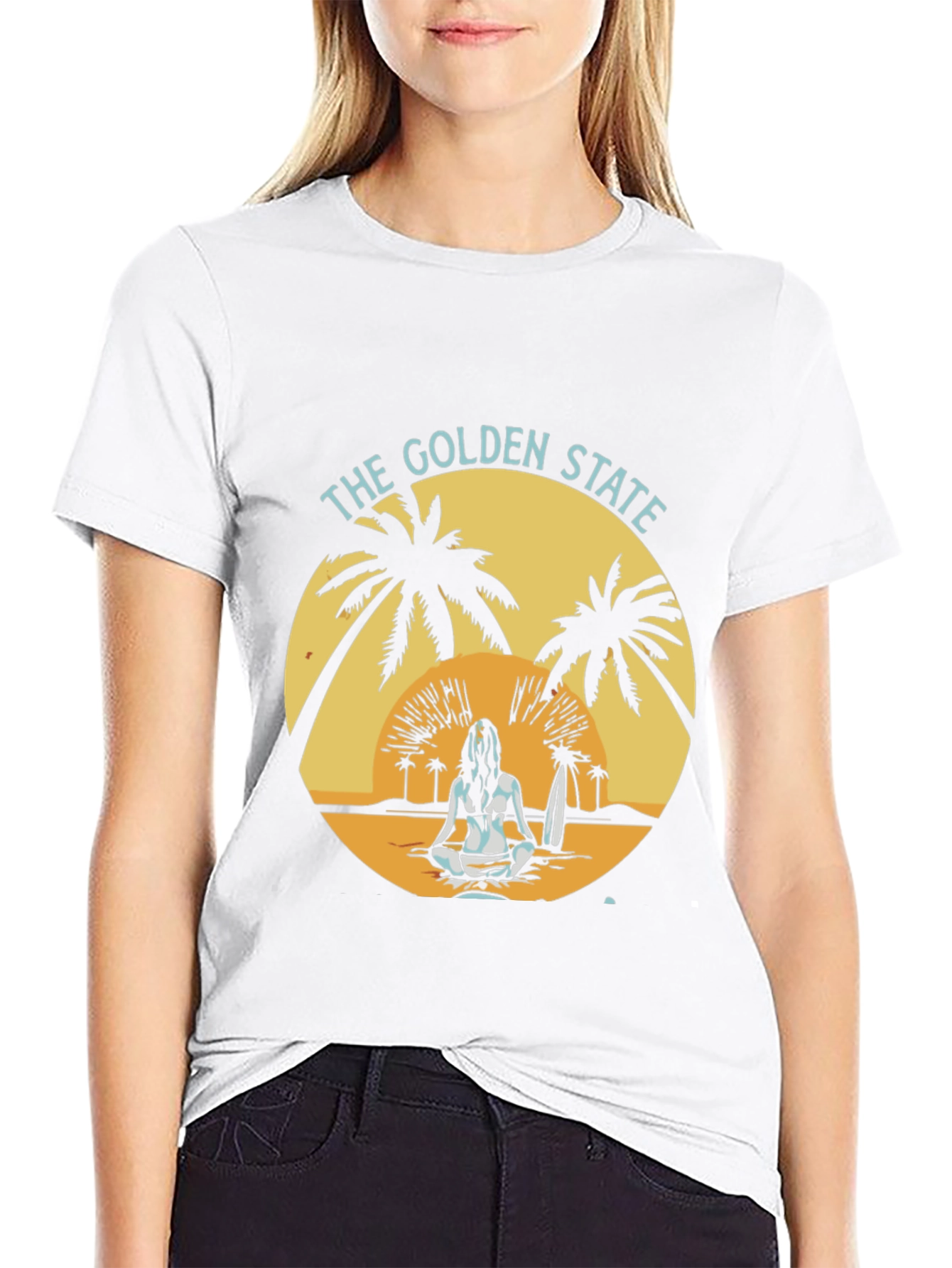 Golden State Graphic Tee - Beach Vibe