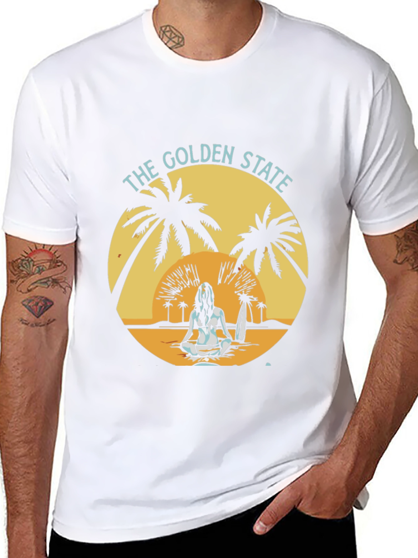 Golden State Graphic Tee - Beach Vibe