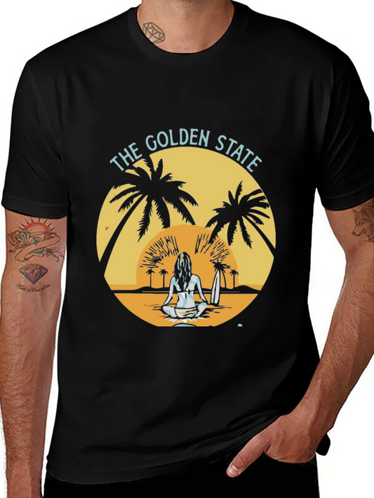 Golden State Graphic Tee - Beach Vibe