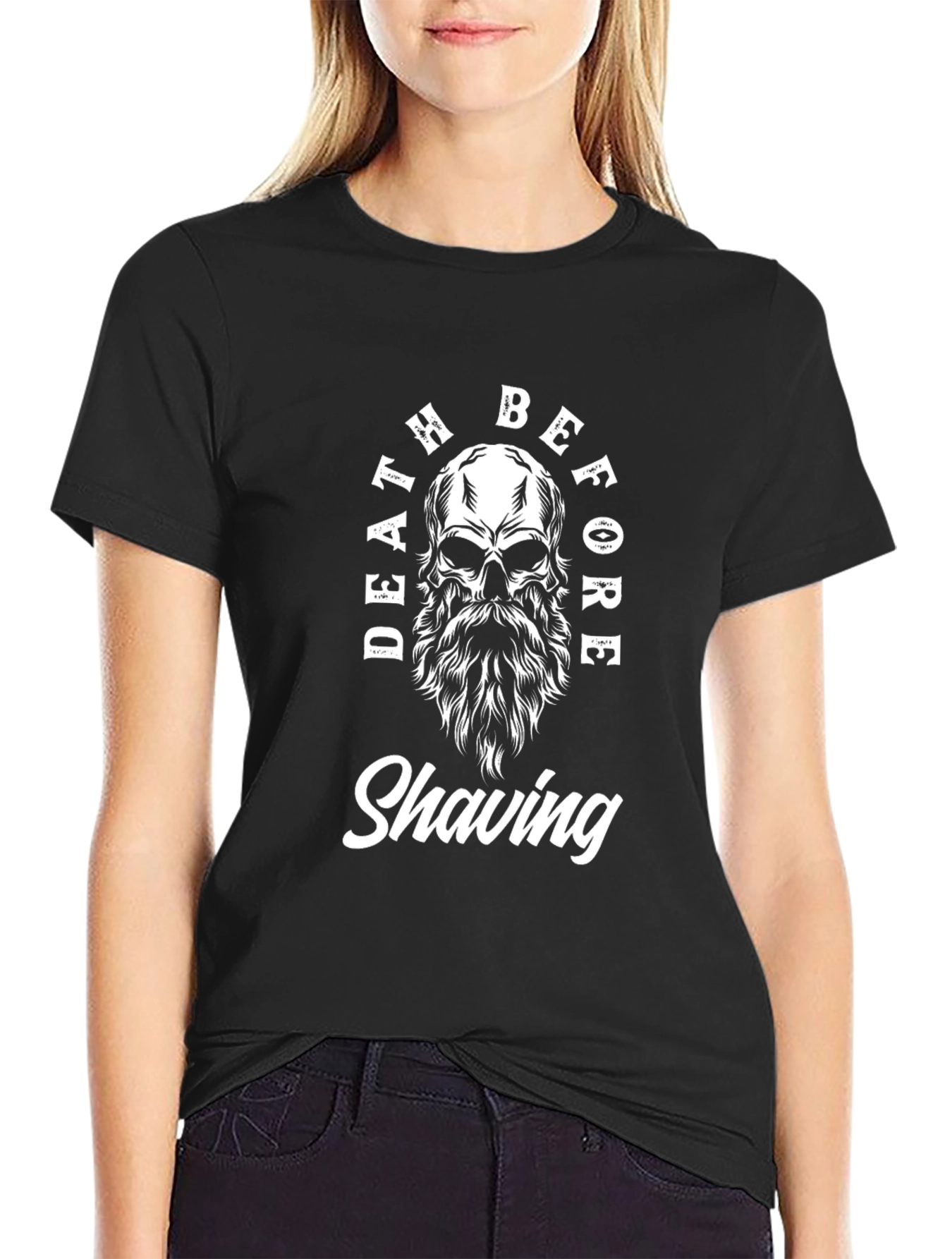 Death Before Shaving Graphic Tee