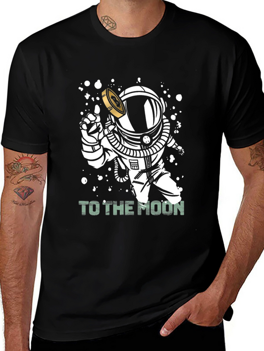 To The Moon Astronaut Graphic T-Shirt
