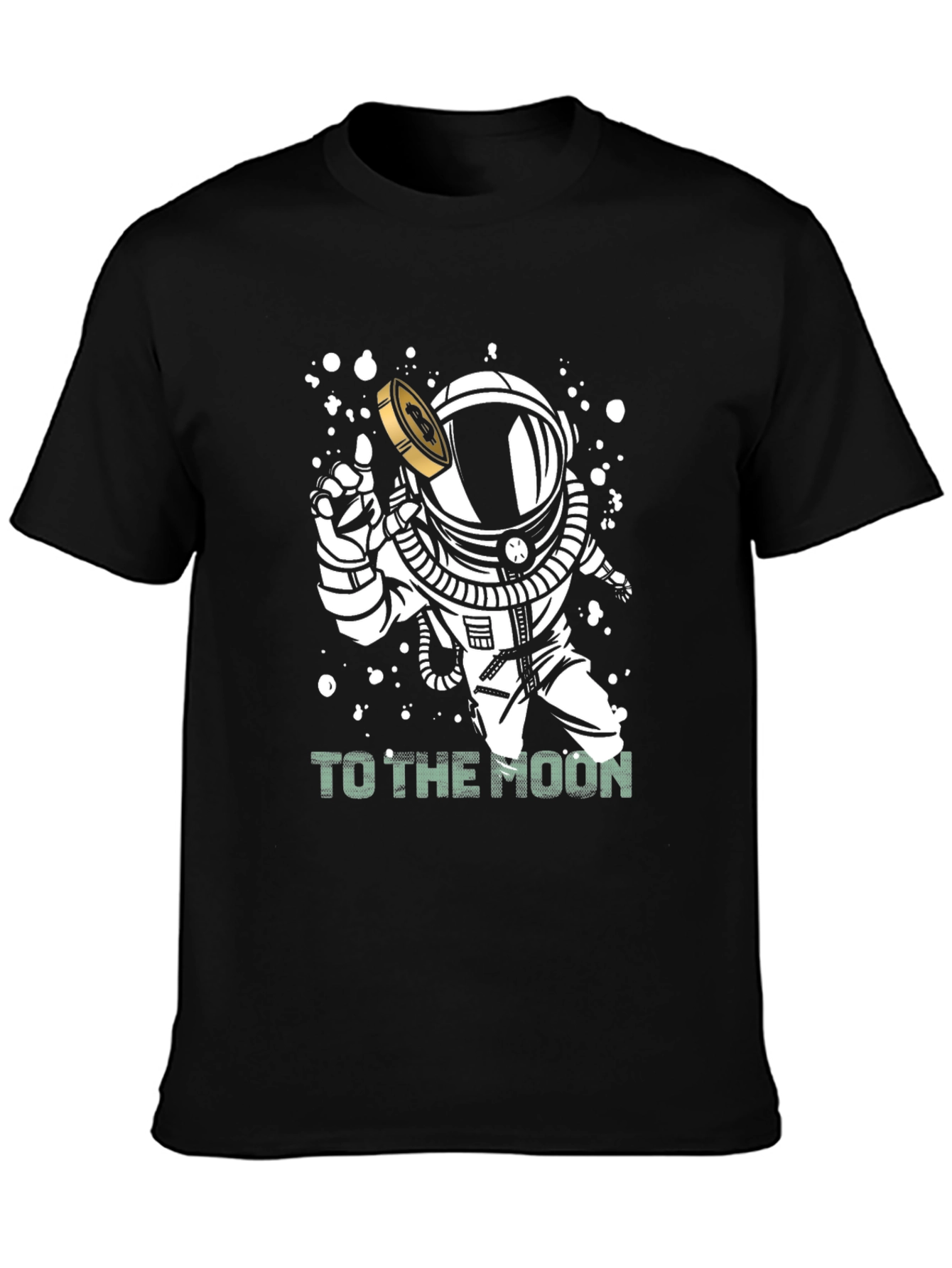 To The Moon Astronaut Graphic T-Shirt