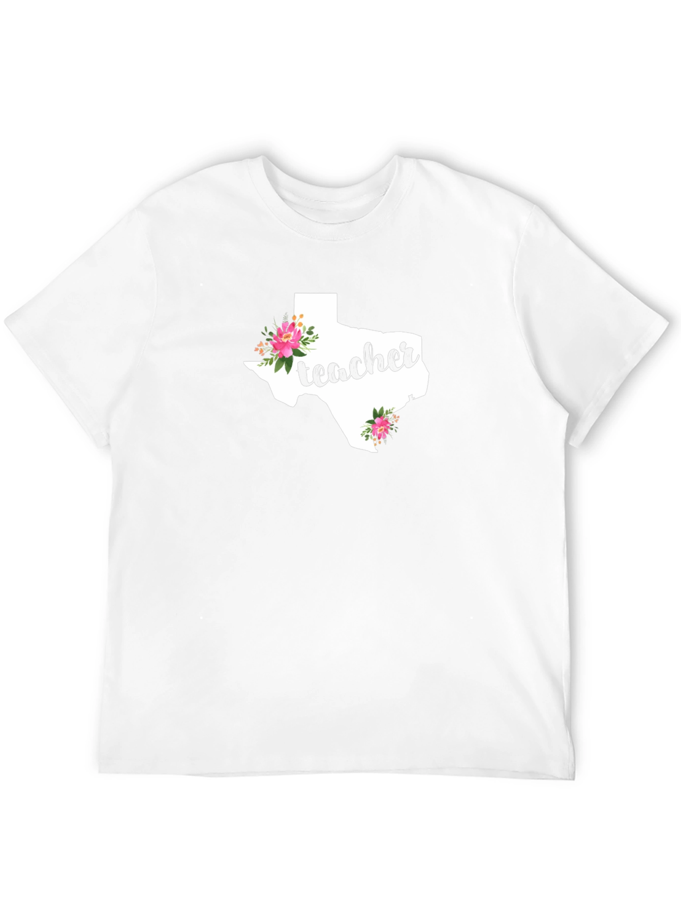 Texas Teacher Floral T-Shirt