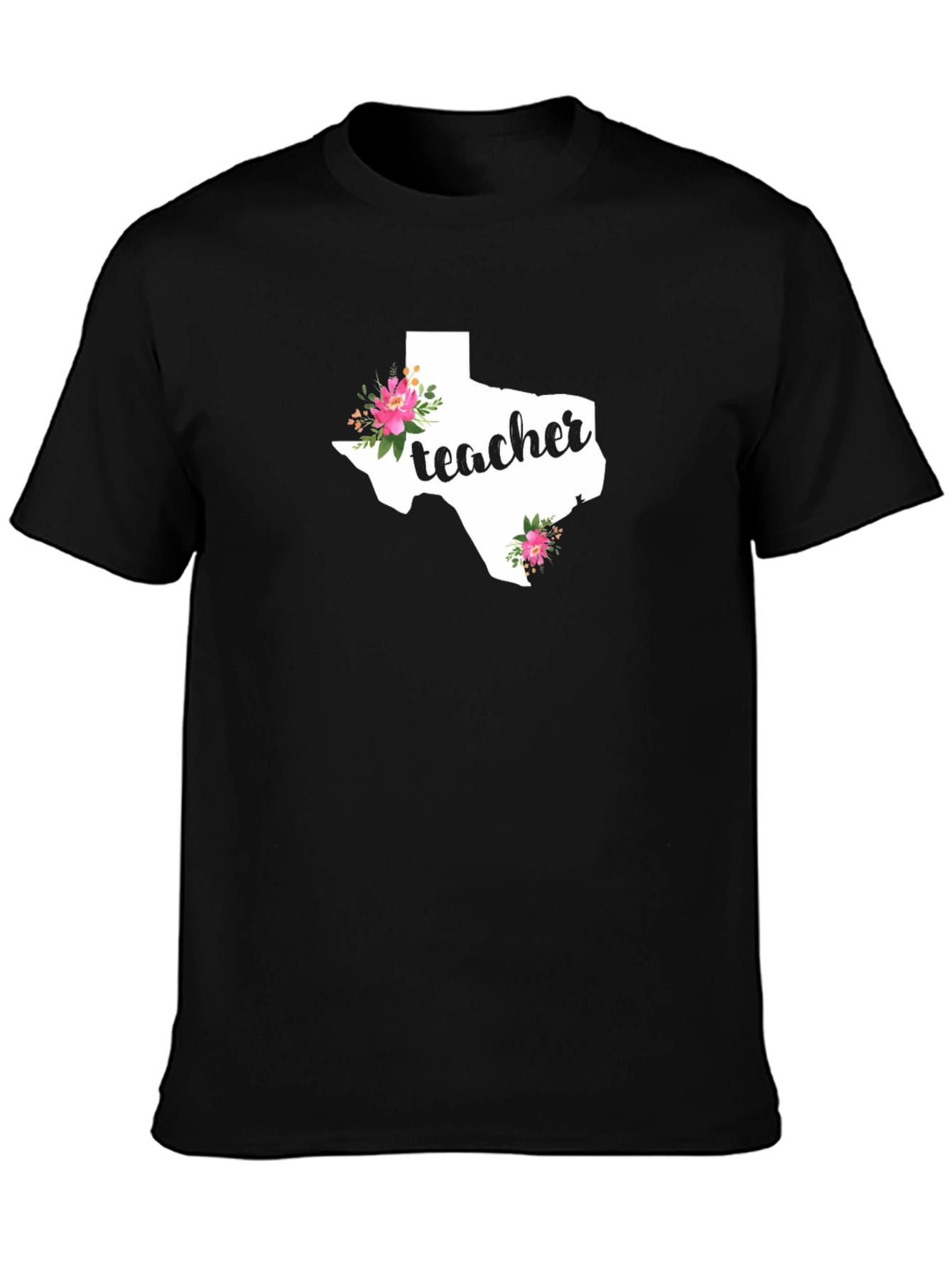 Texas Teacher Floral T-Shirt