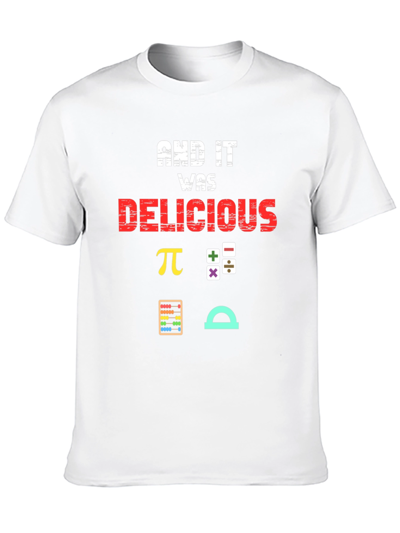 Math Delicious Black Graphic Tee