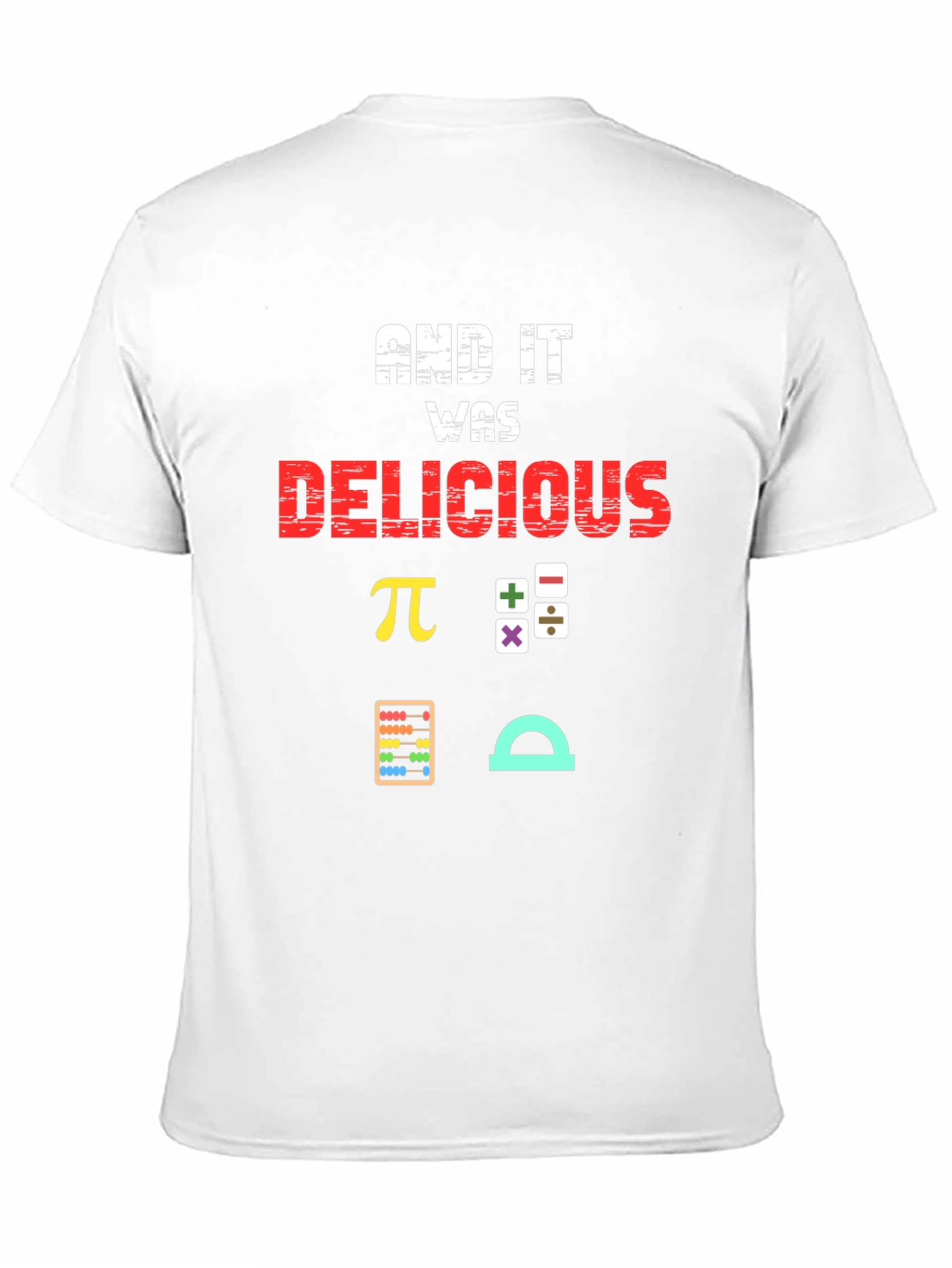 Math Delicious Black Graphic Tee