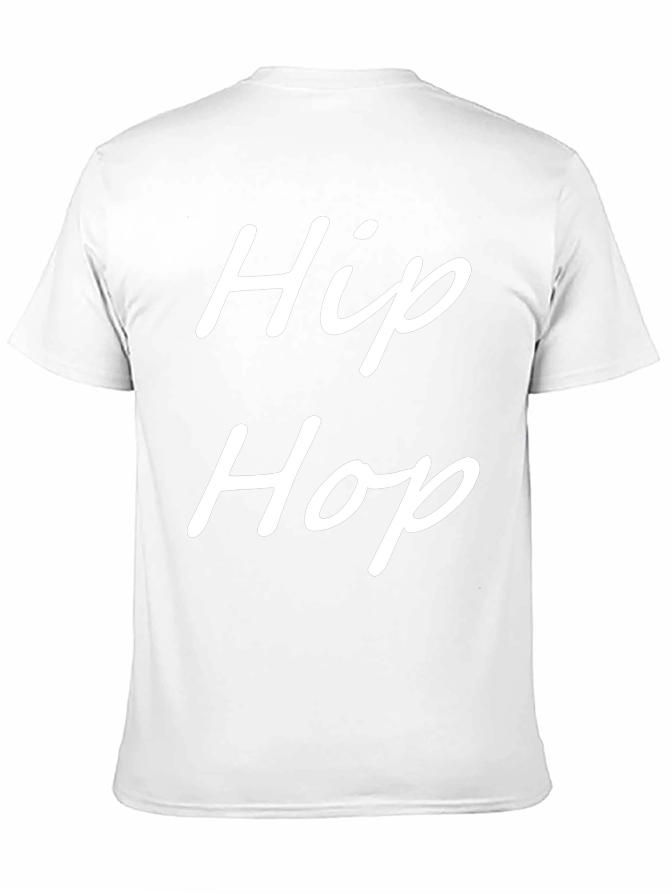 Hip Hop Graphic Tee - Stylish Black Cotton T-Shirt