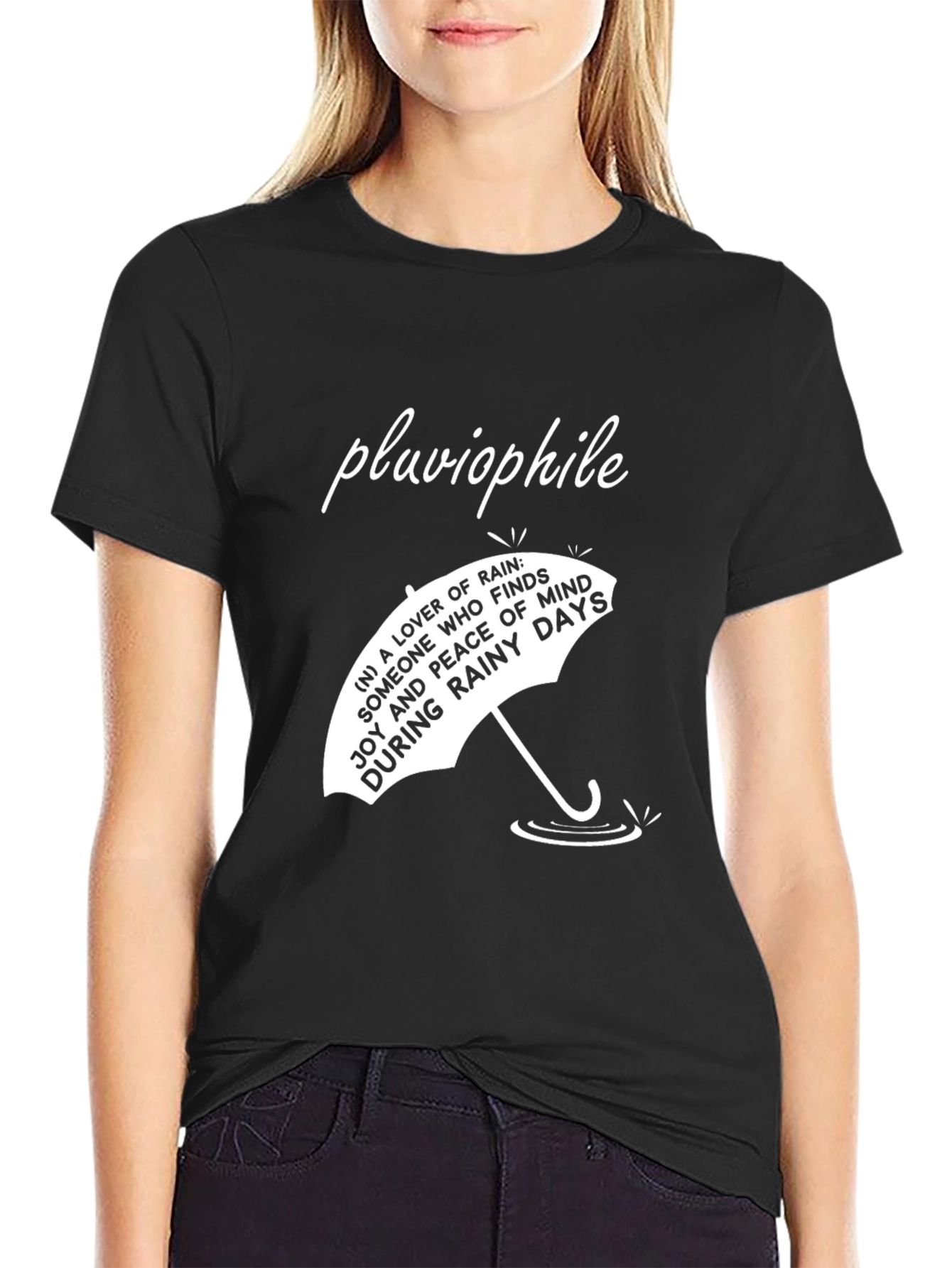 Pluviophile T-Shirt - Rainy Day Lover Tee