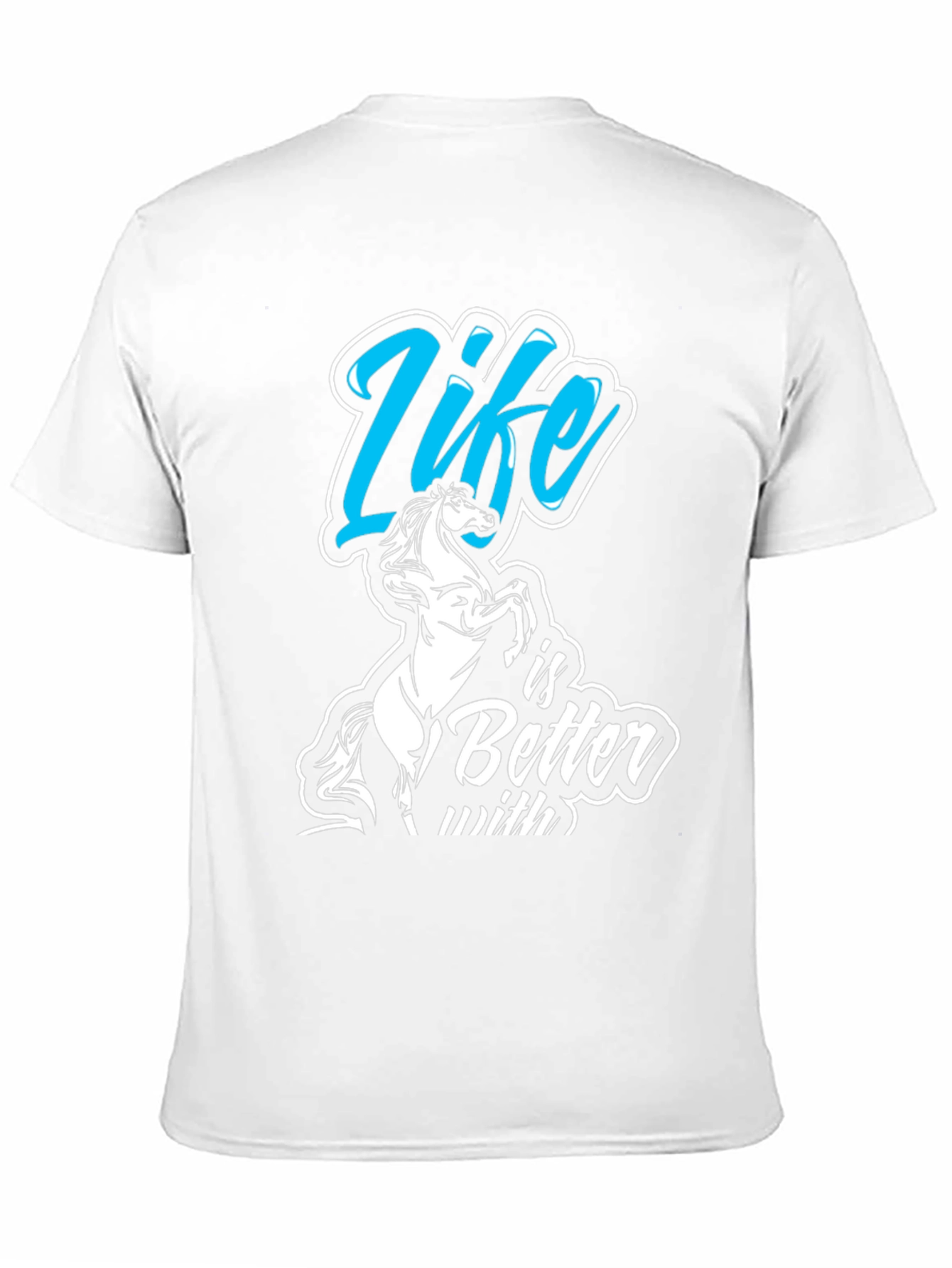 Life Is Better With Horses Graphic T-Shirt
