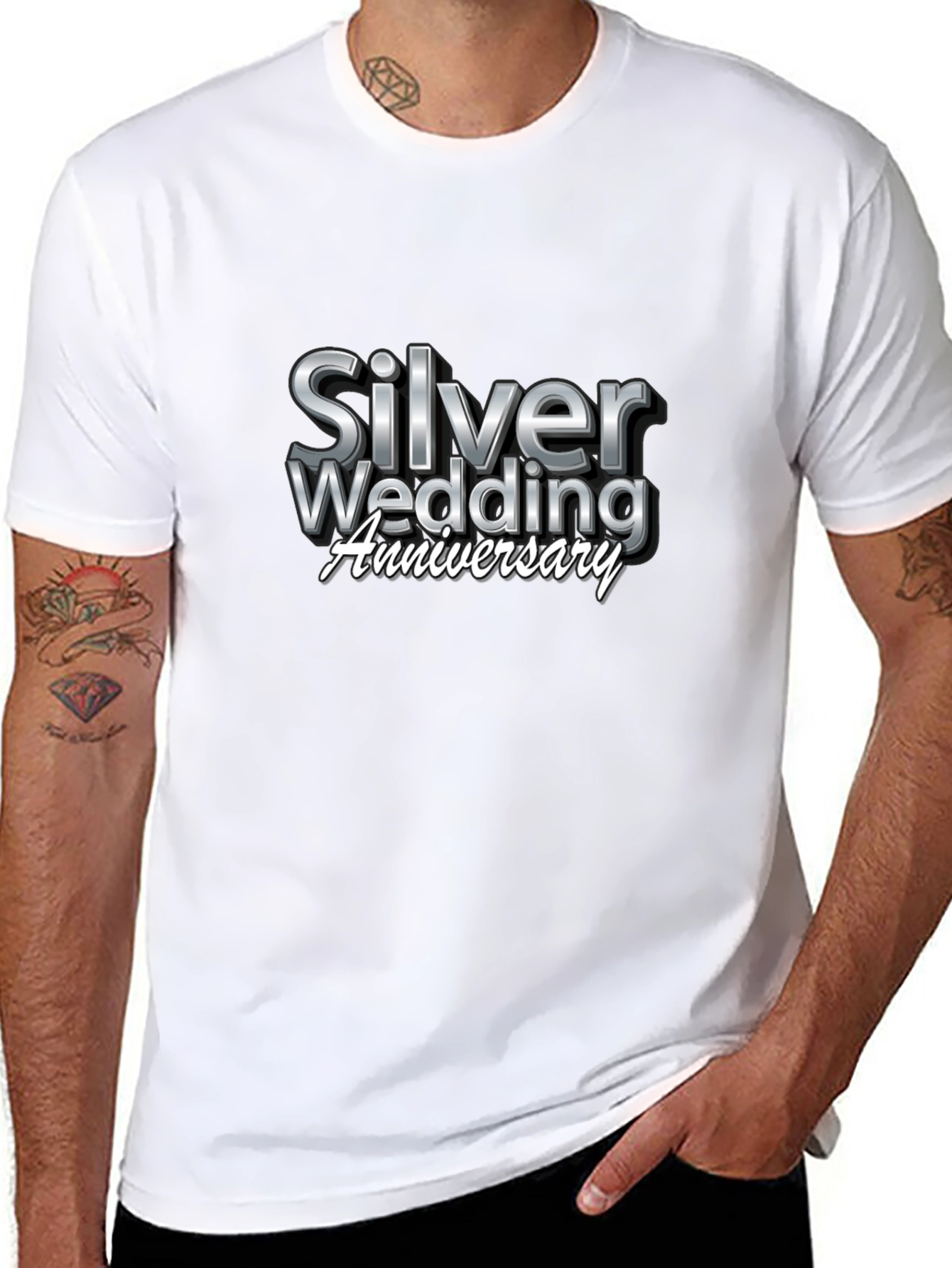 Silver Wedding Anniversary T-Shirt