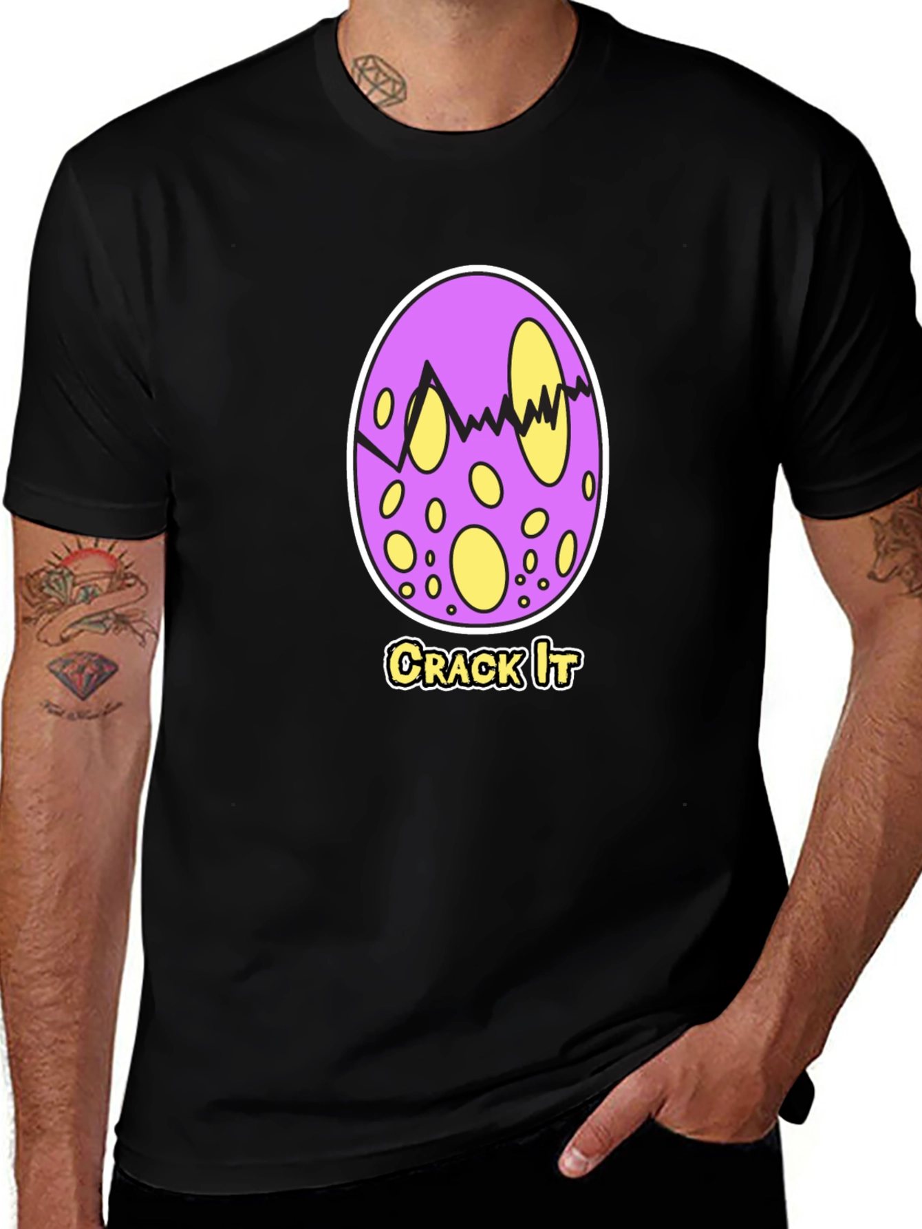 Crack It Egg T-Shirt - Unique Graphic Tee