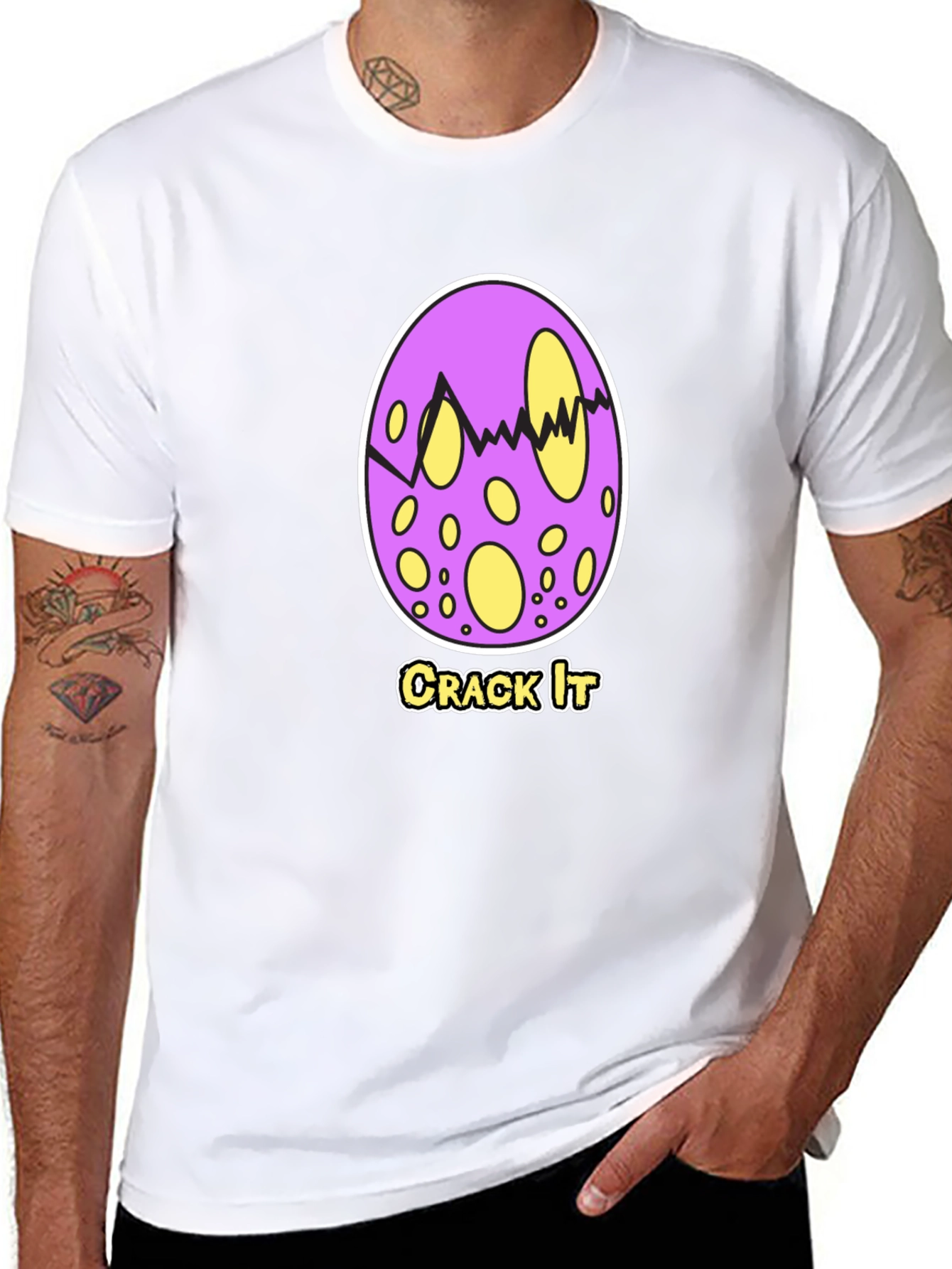 Crack It Egg T-Shirt - Unique Graphic Tee