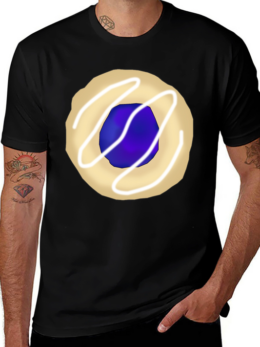 Cookie Graphic Tee - Black Casual T-Shirt