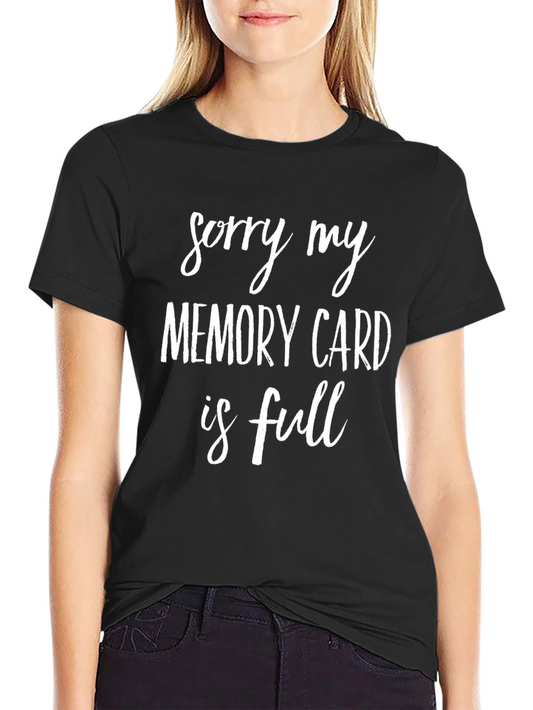 Funny Memory Card Full Graphic Tee