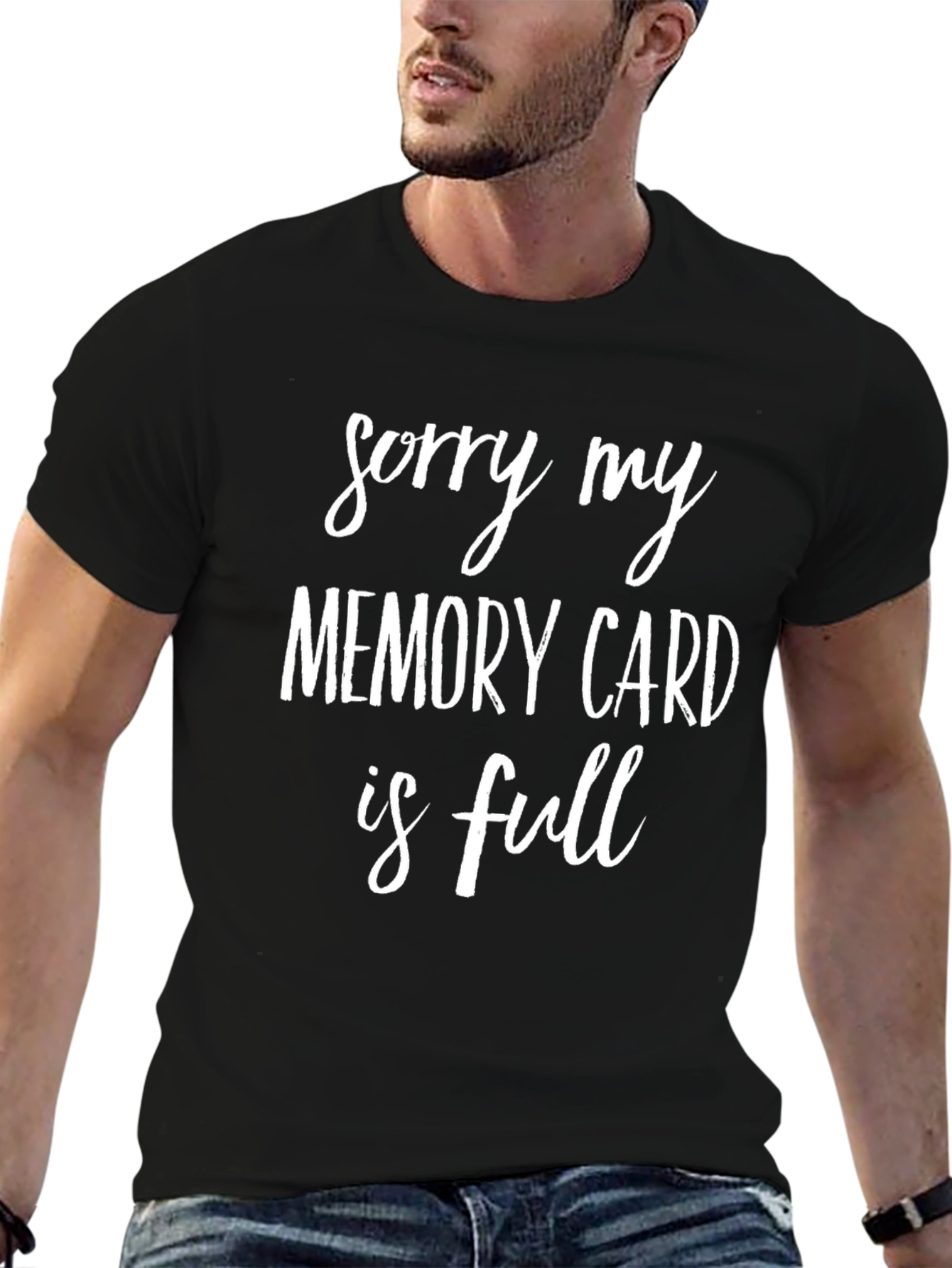 Funny Memory Card Full Graphic Tee