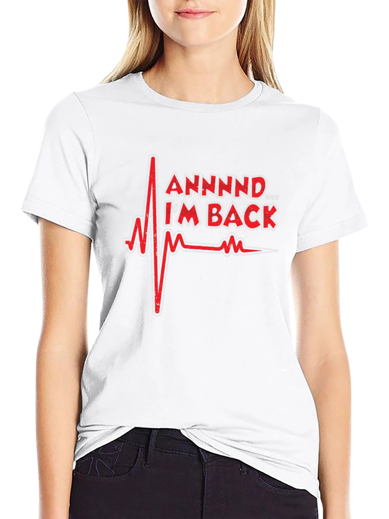 Im Back Heartbeat Graphic T-Shirt