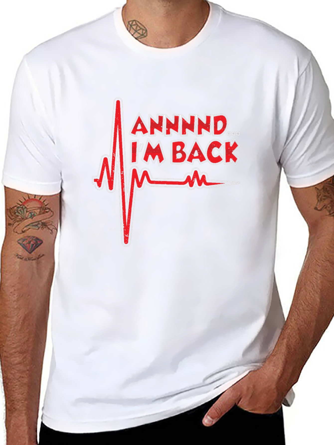 Im Back Heartbeat Graphic T-Shirt