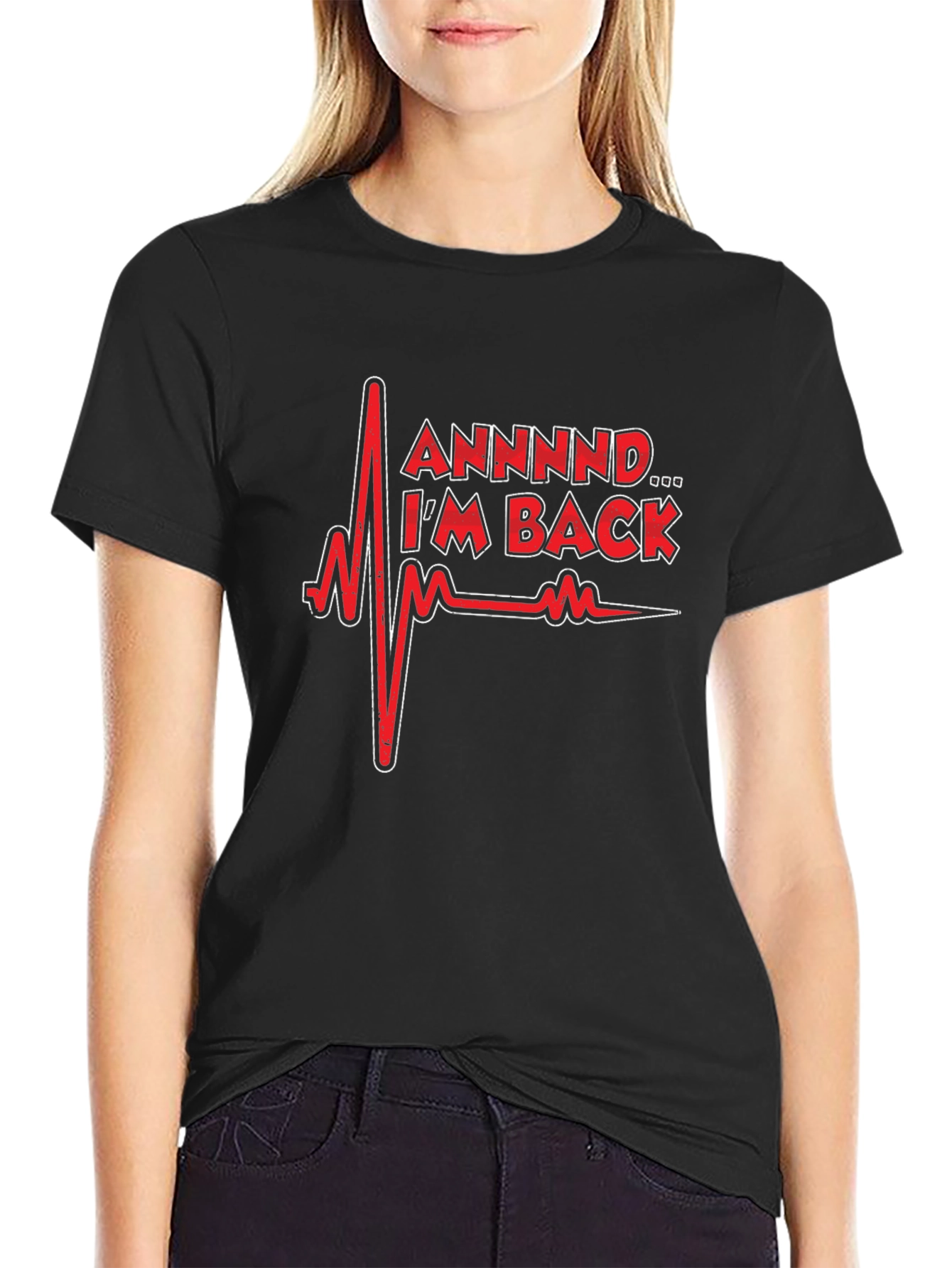 Im Back Heartbeat Graphic T-Shirt