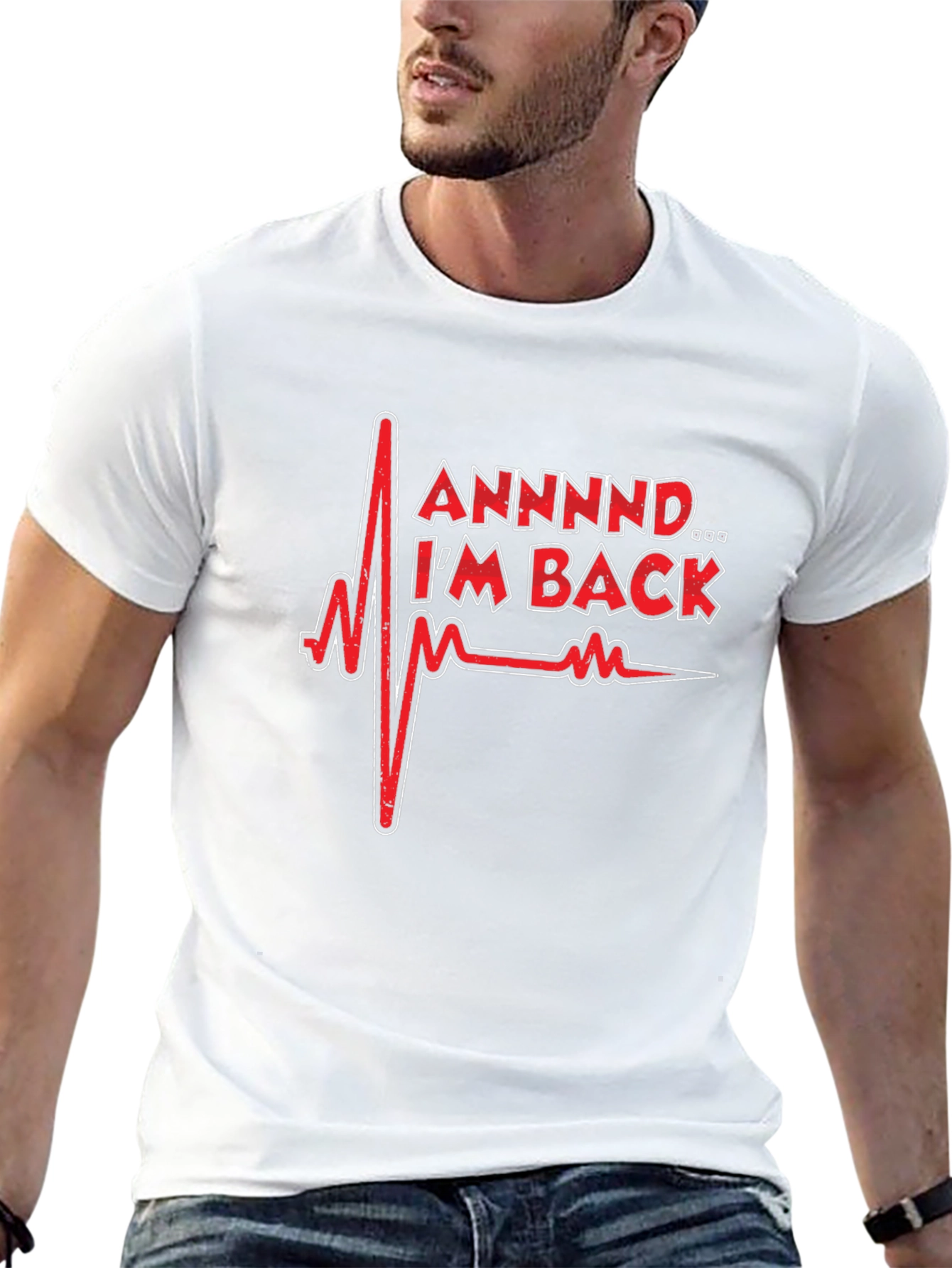Im Back Heartbeat Graphic T-Shirt