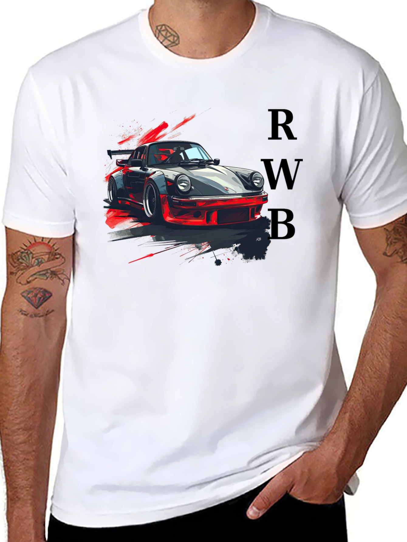 RWB Porsche T-Shirt - Classic Car Graphic Tee