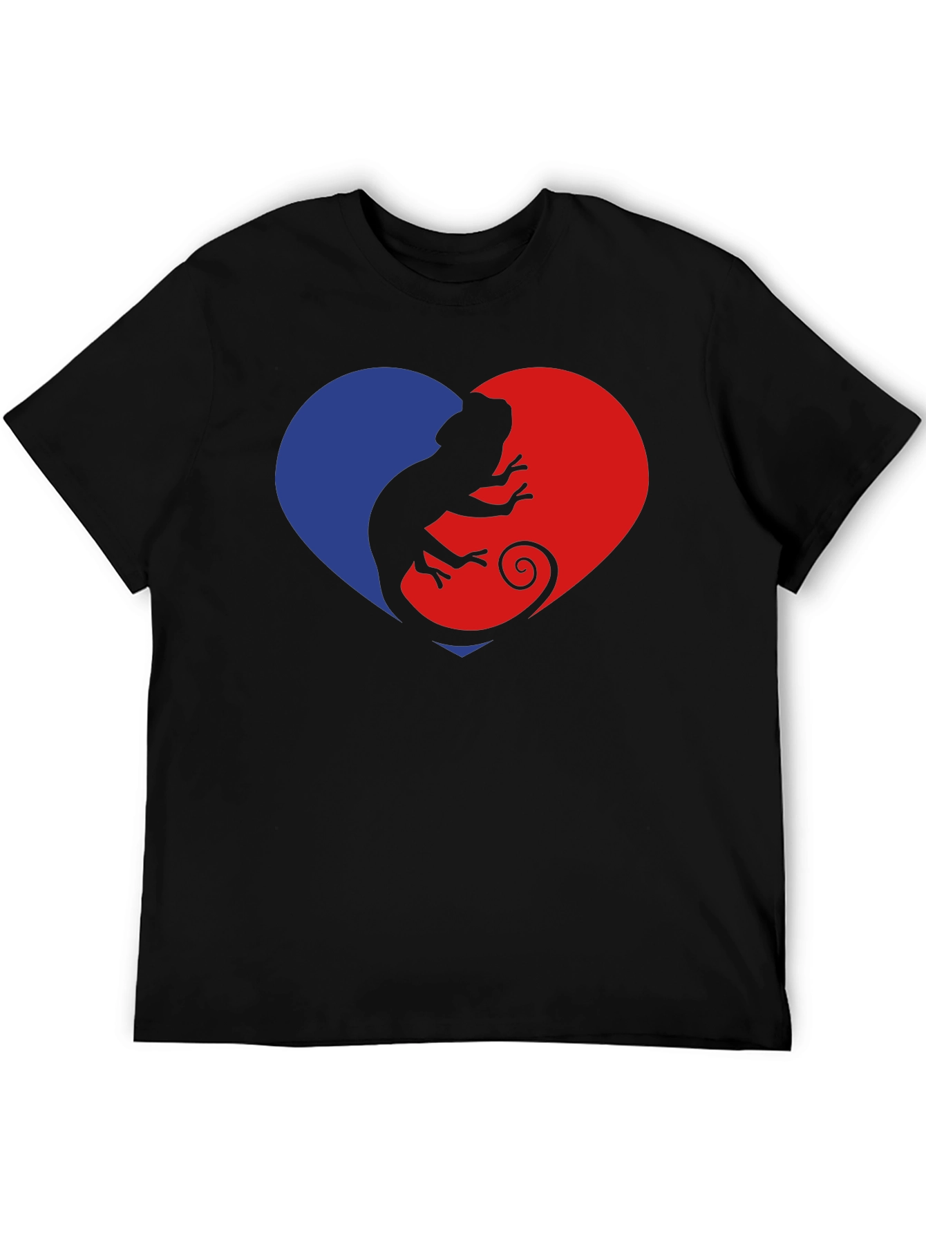 Lizard Heart Graphic Tee - Unique Reptile Lover Gift