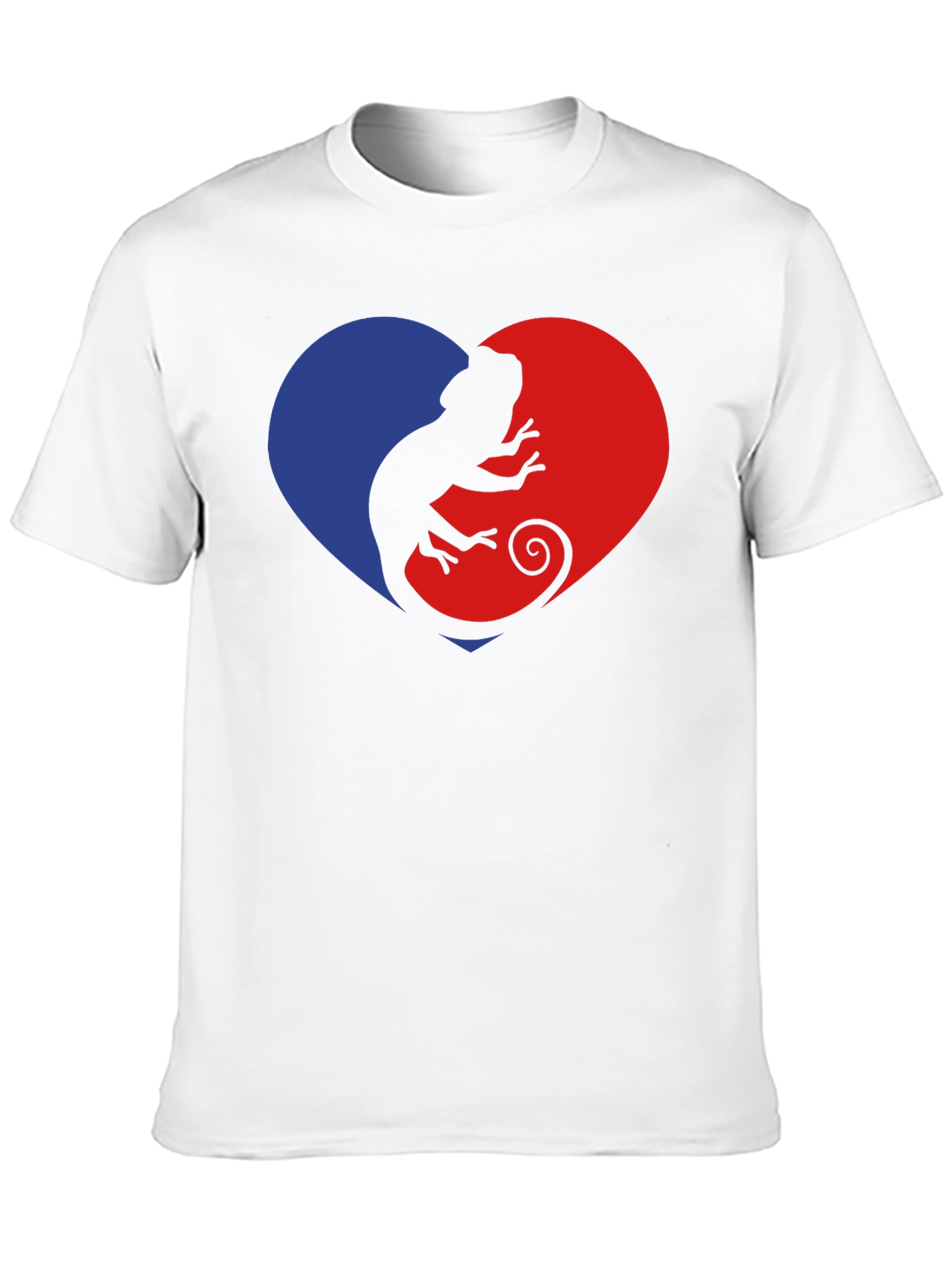 Lizard Heart Graphic Tee - Unique Reptile Lover Gift
