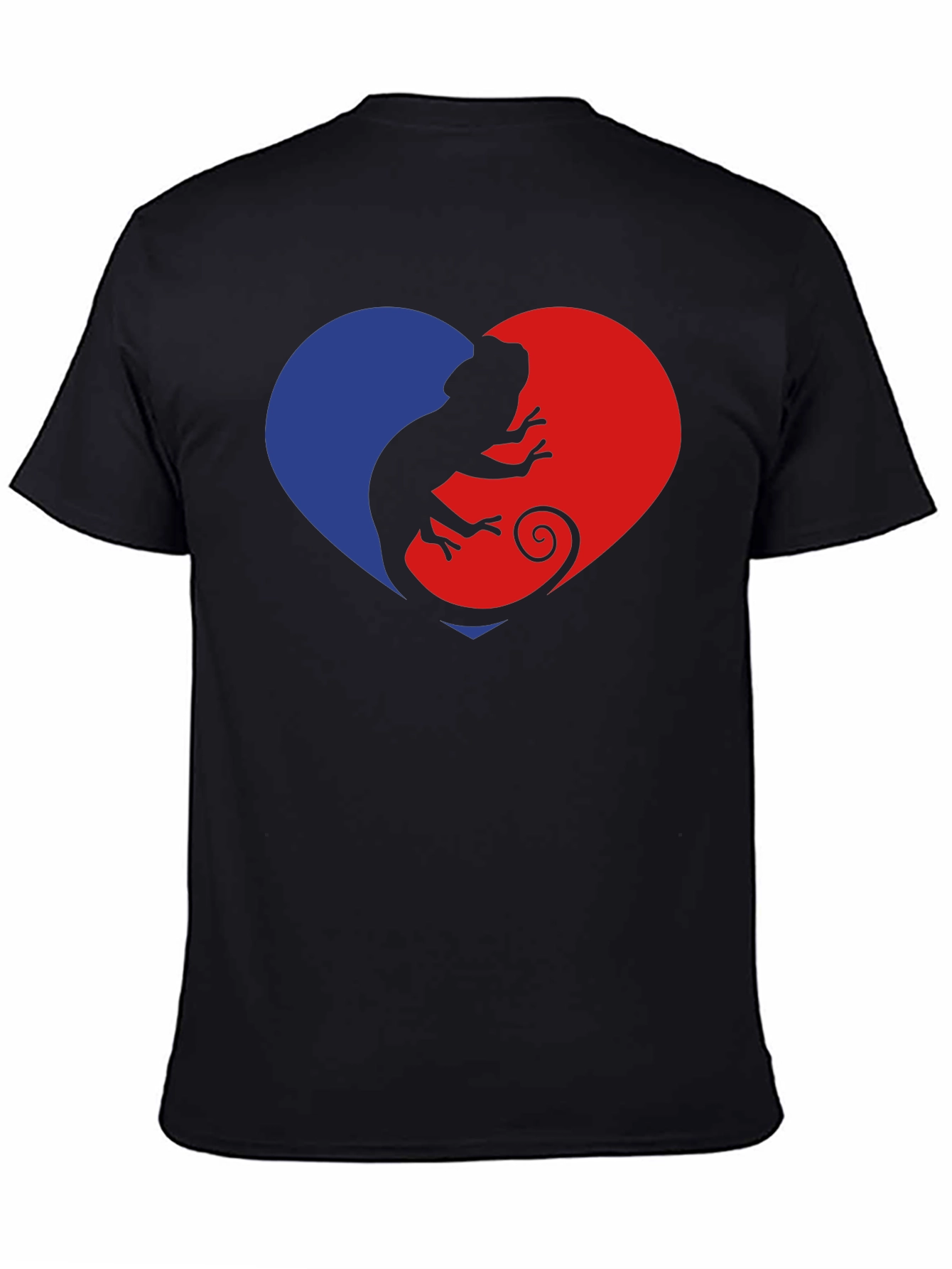 Lizard Heart Graphic Tee - Unique Reptile Lover Gift