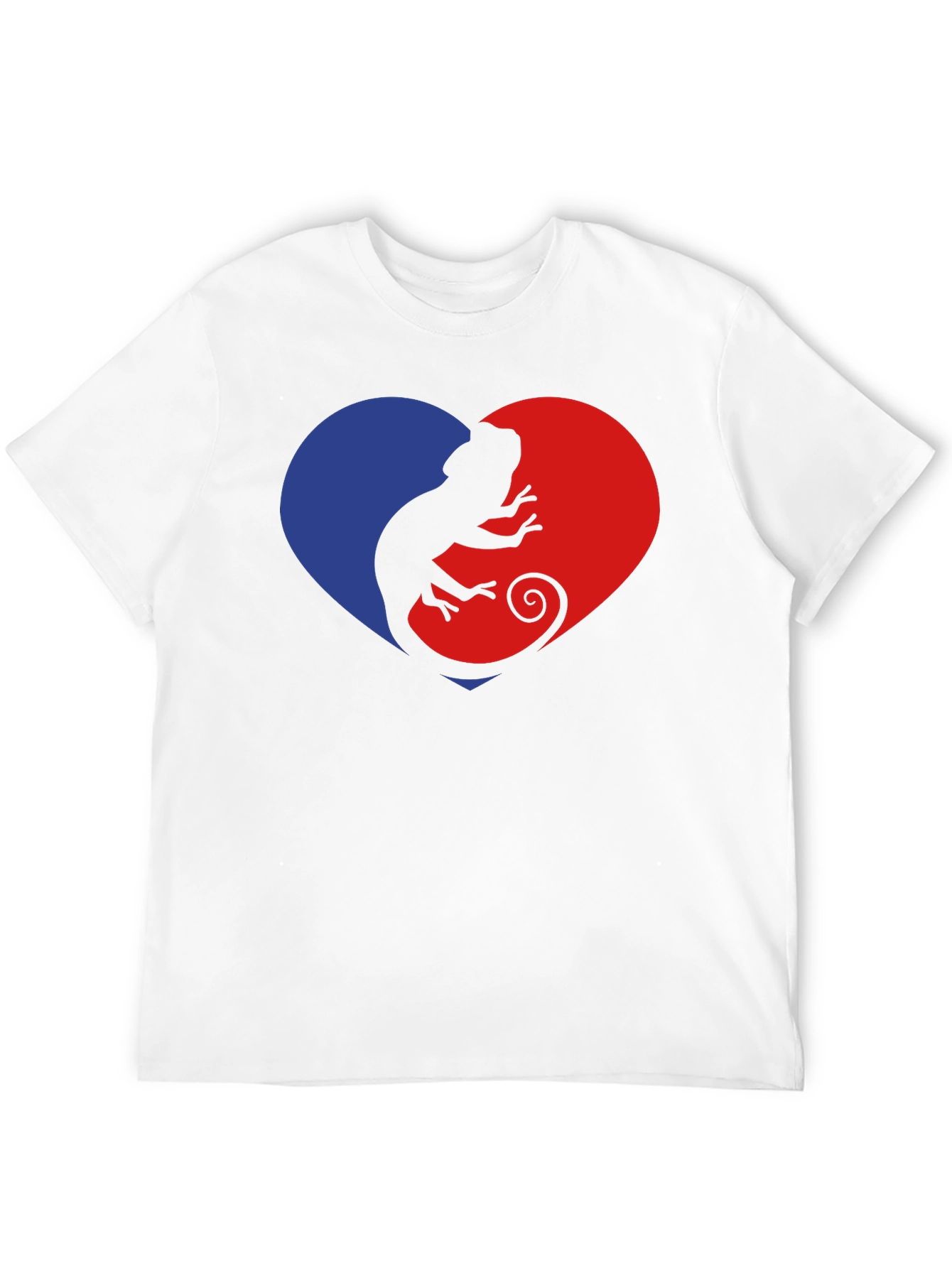 Lizard Heart Graphic Tee - Unique Reptile Lover Gift