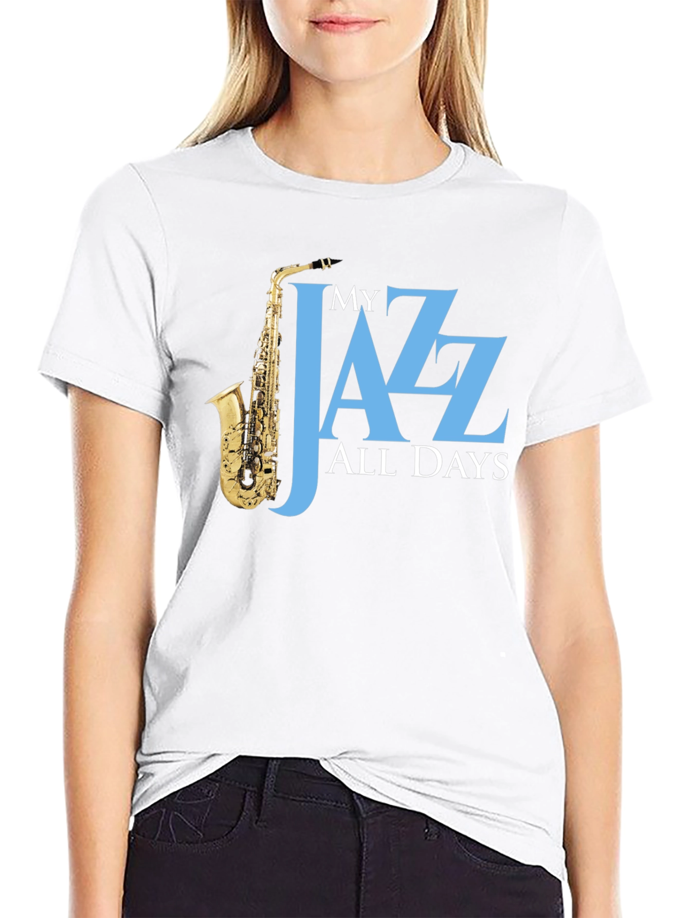 My Jazz All Days T-Shirt - Saxophone Player Tee