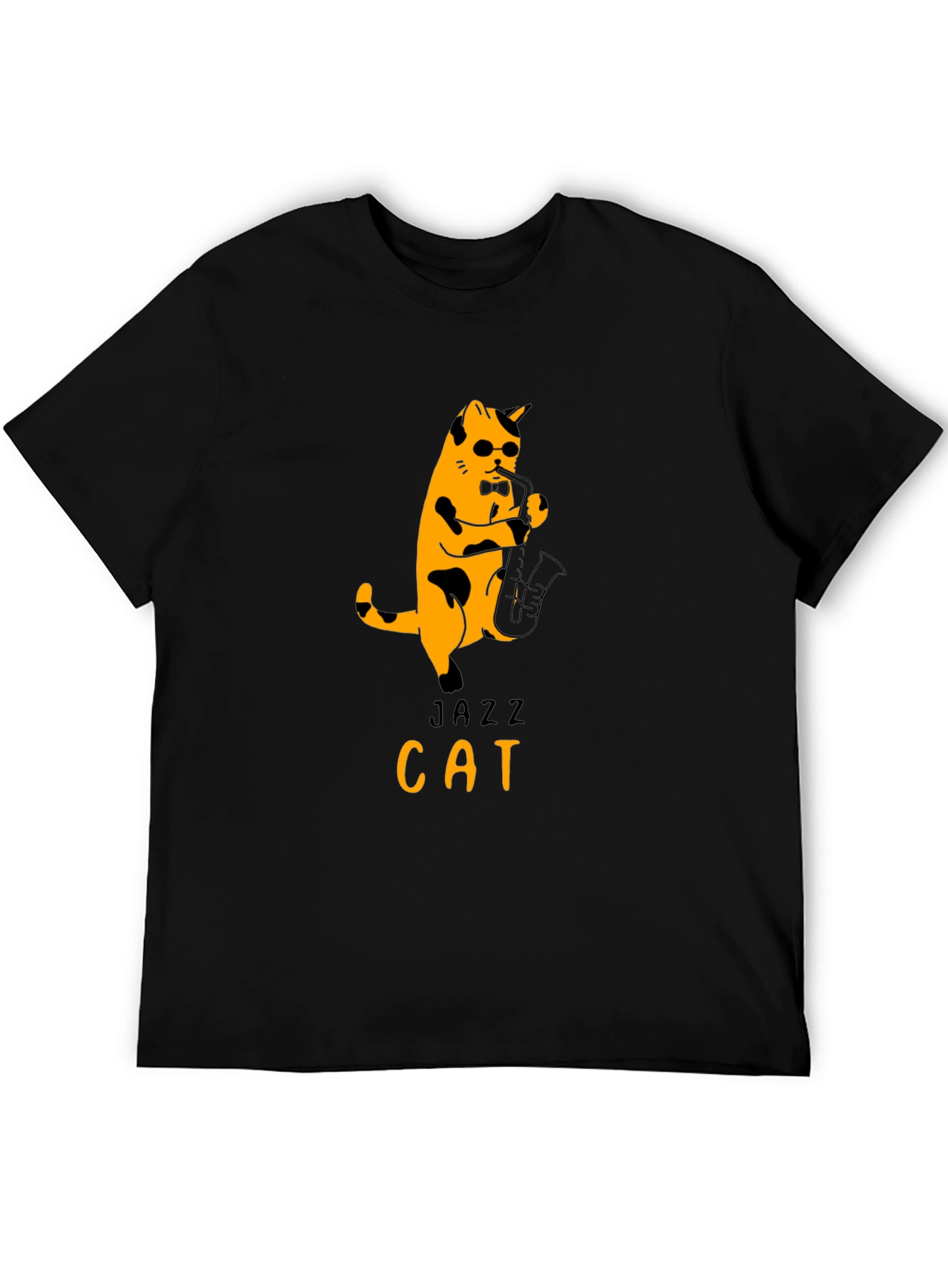 Jazz Cat Graphic T-Shirt - Cool & Unique!