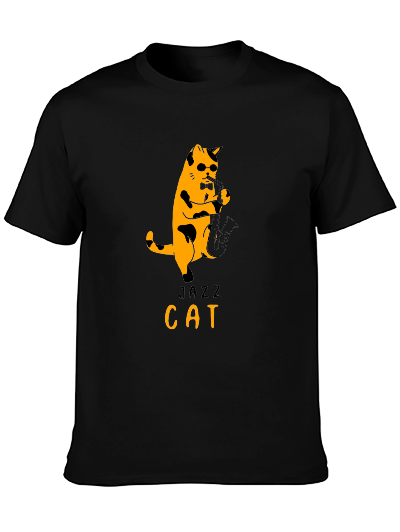 Jazz Cat Graphic T-Shirt - Cool & Unique!