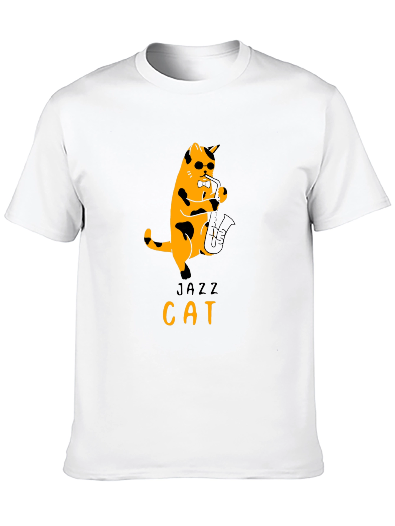 Jazz Cat Graphic T-Shirt - Cool & Unique!