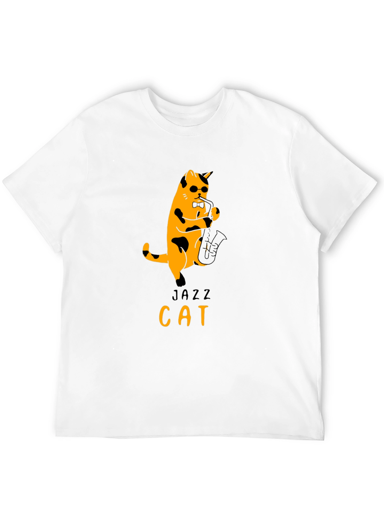 Jazz Cat Graphic T-Shirt - Cool & Unique!